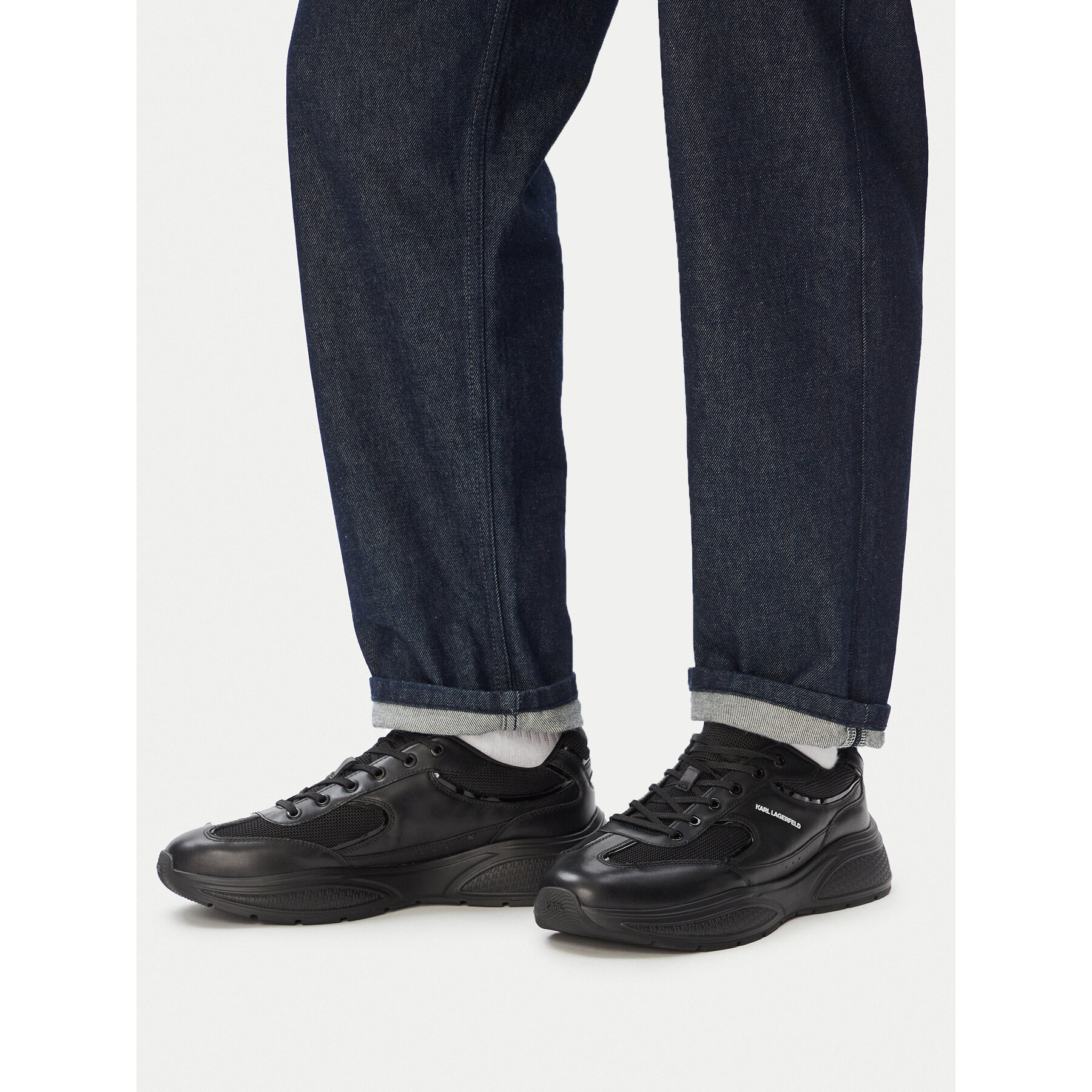 Sneakers KARL LAGERFELD KL52715 Negru