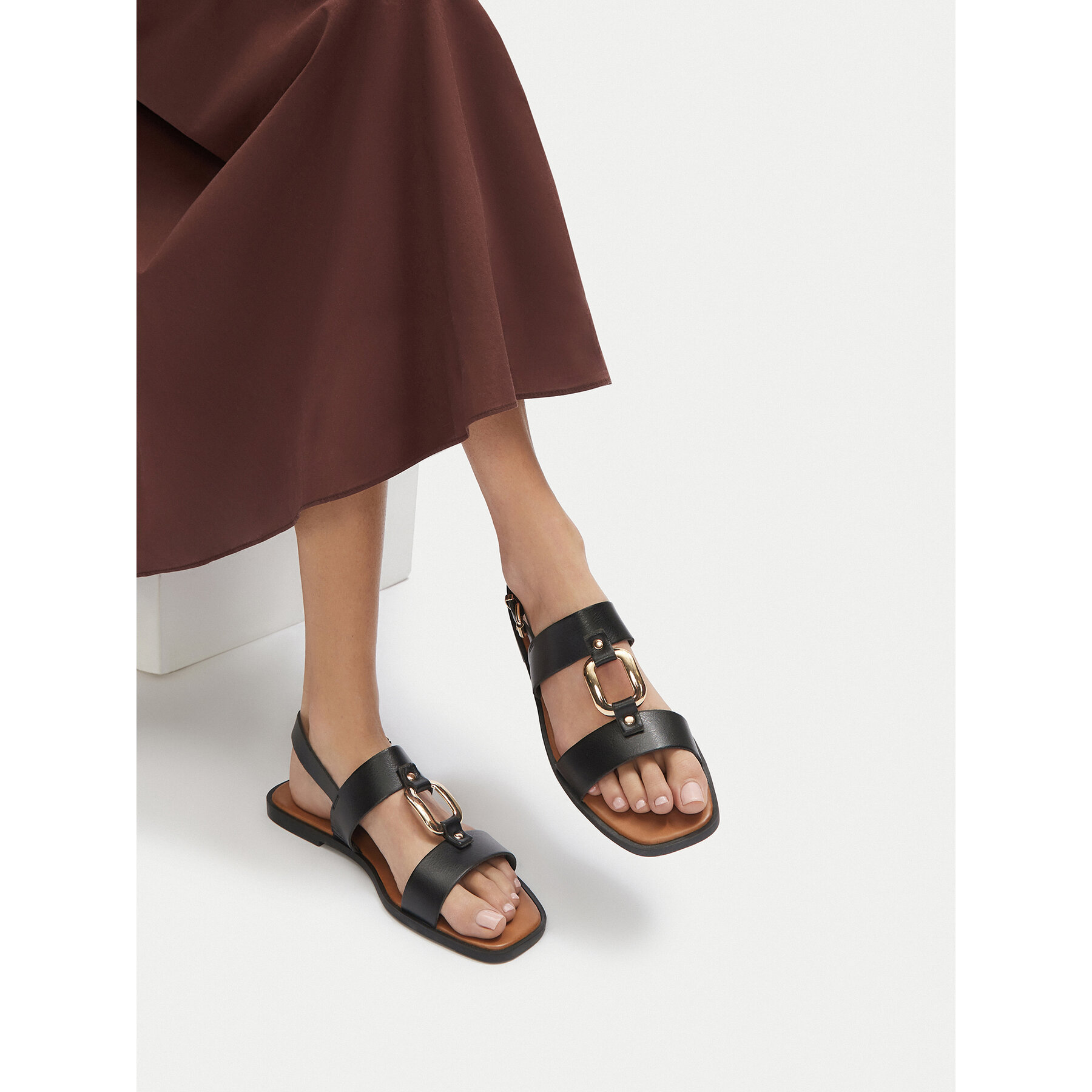 Sandali JENNY WS6561-02A Črna