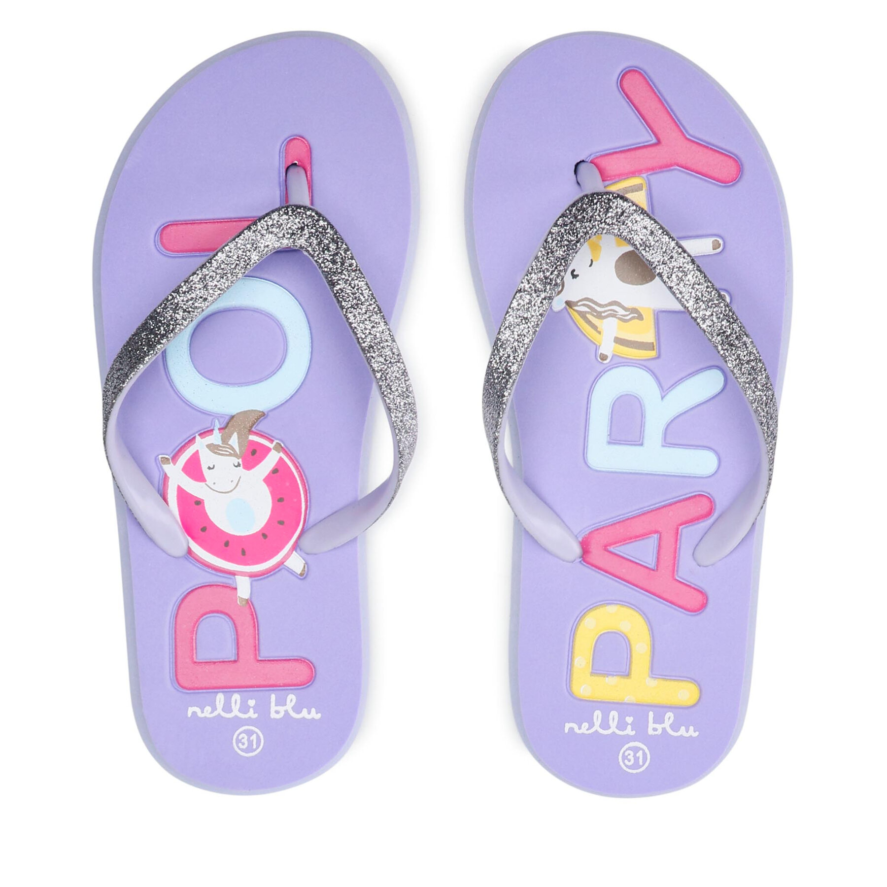 Flip-flops Nelli Blu 858697 Ezüst