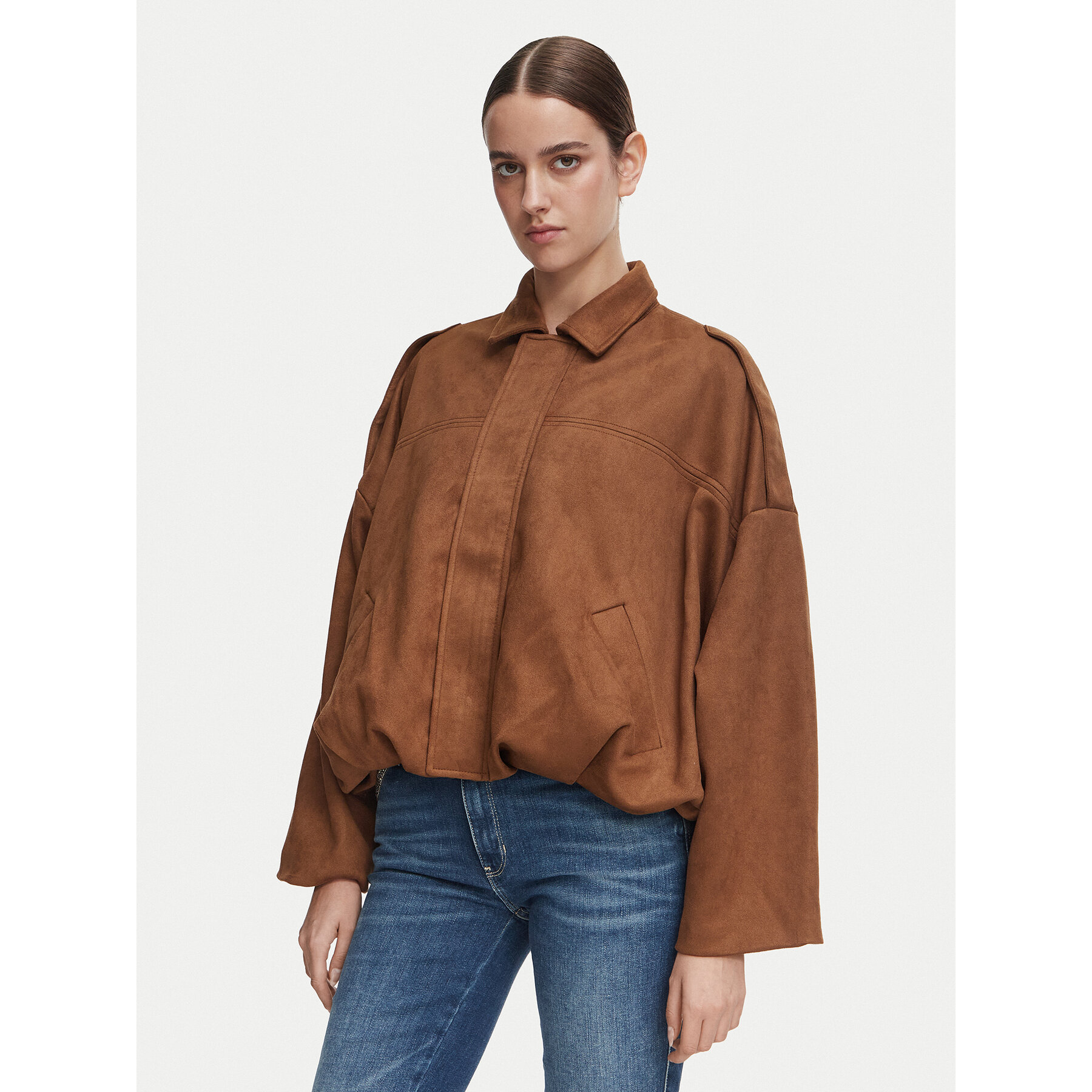 Vero Moda Übergangsjacke Hazel 10353230 Braun Oversize
