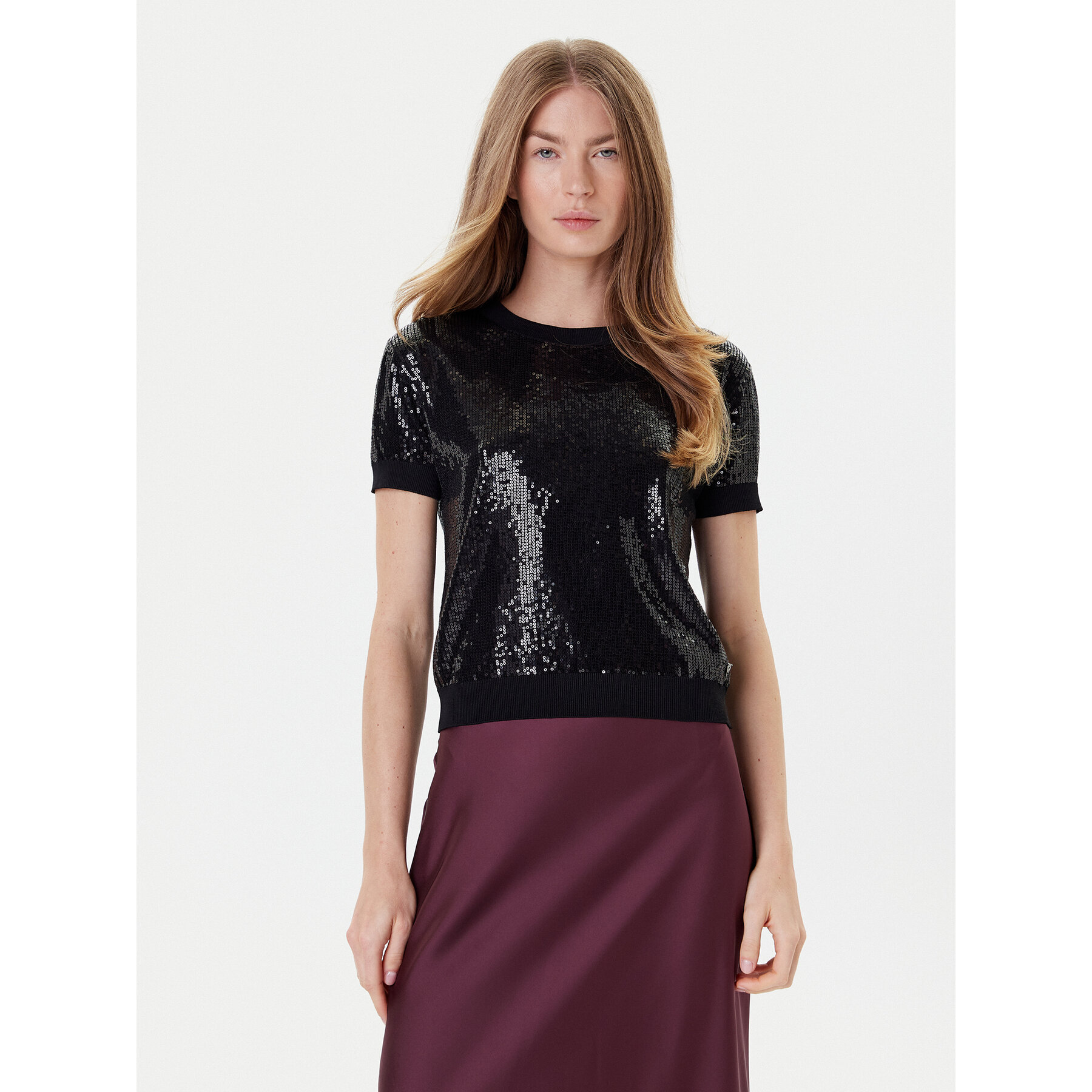 Guess Maglione W5YR21 Z3E70 Nero Regular Fit