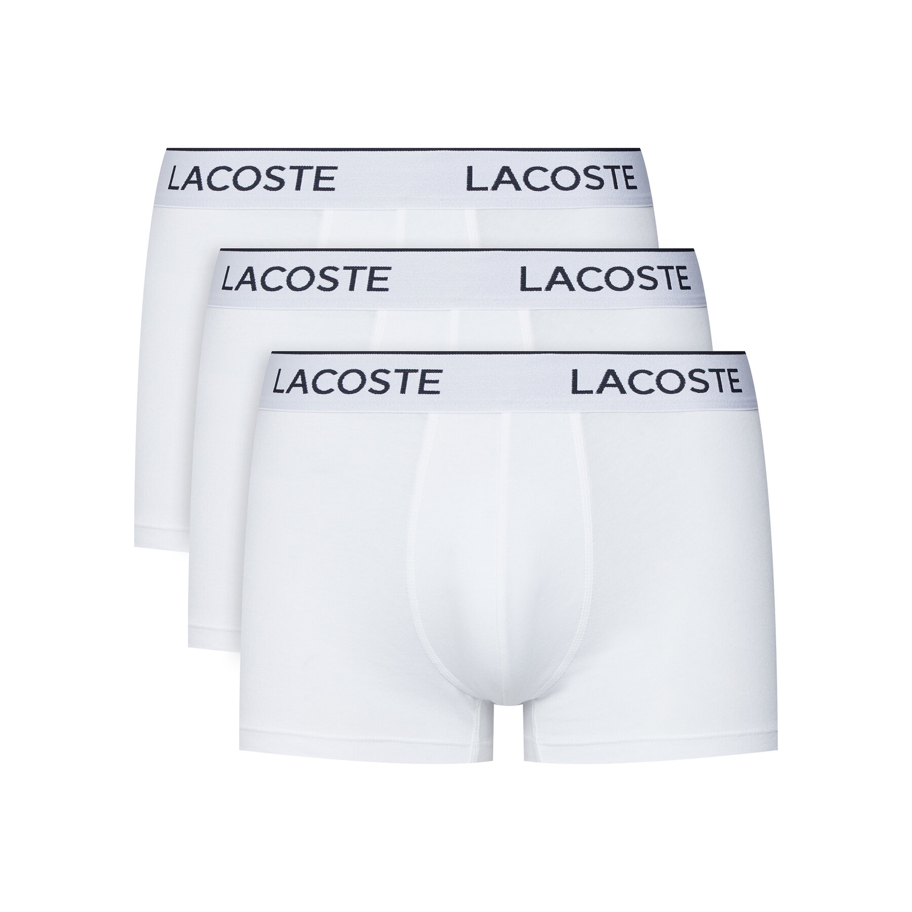Lacoste Conjunto de calzoncillos boxer 5H9002 Blanco