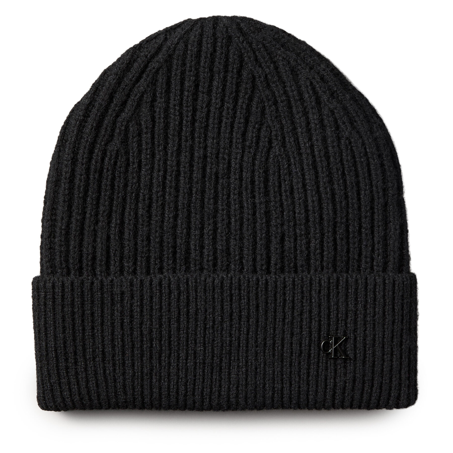 Căciulă Calvin Klein Ck Metal Wool Beanie LV04D8032G Negru