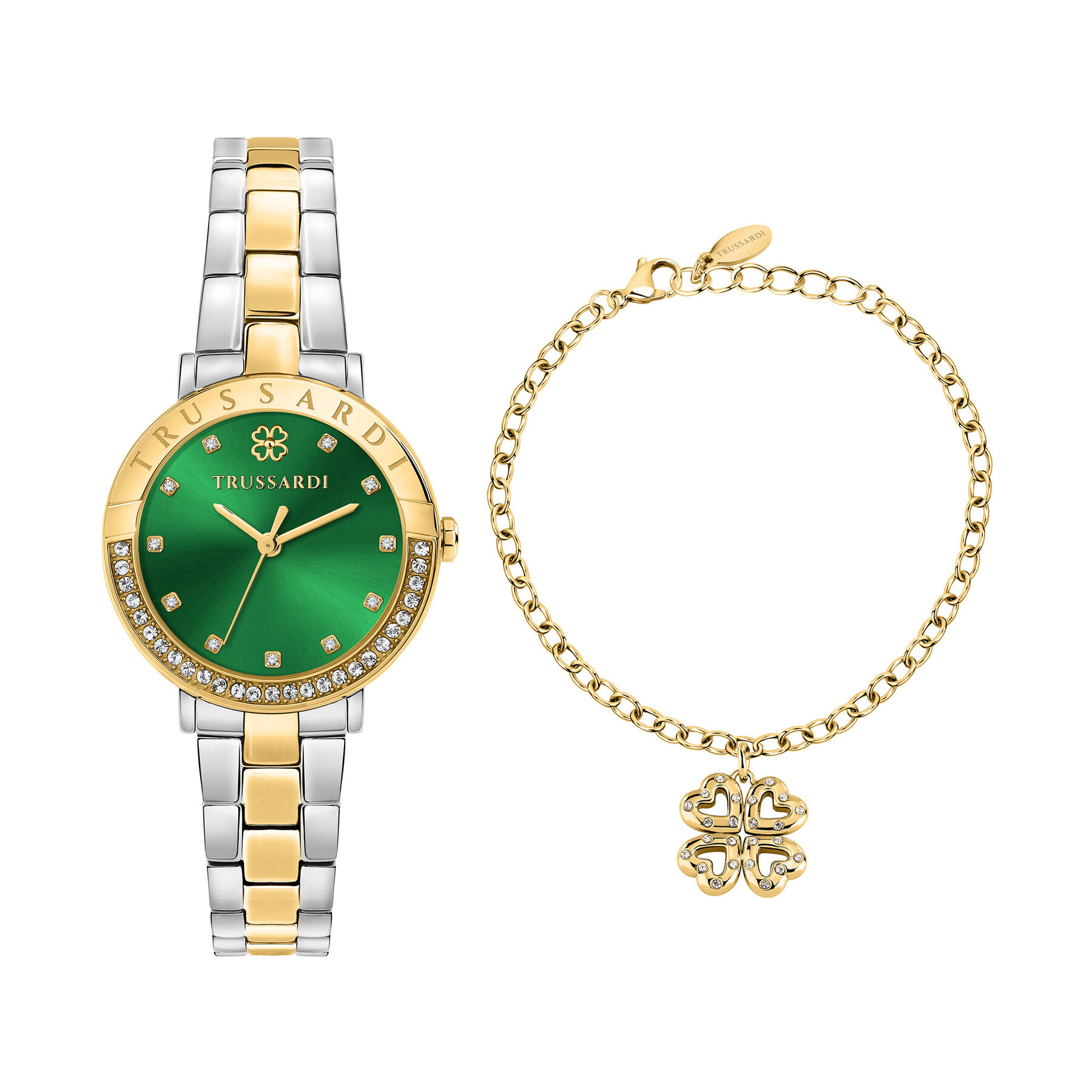 Ensemble montre et bracelet Trussardi R2453125511 Vert