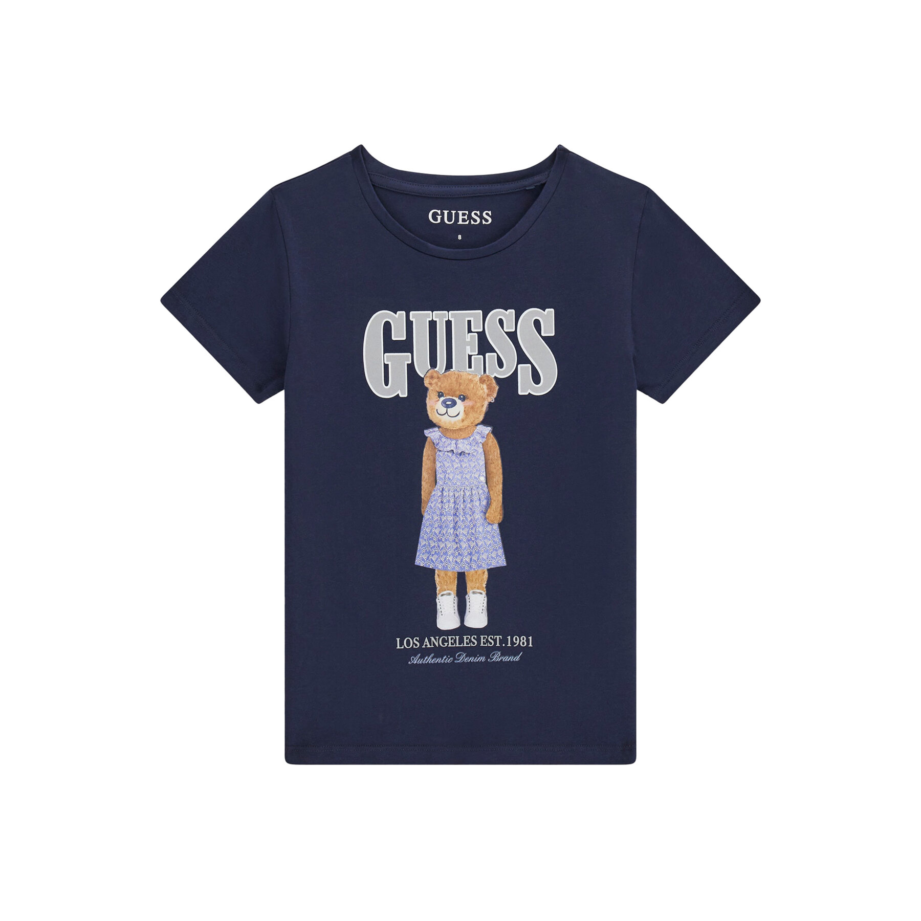 Guess Majica J6GI04 K6YW4 Mornarsko modra Regular Fit