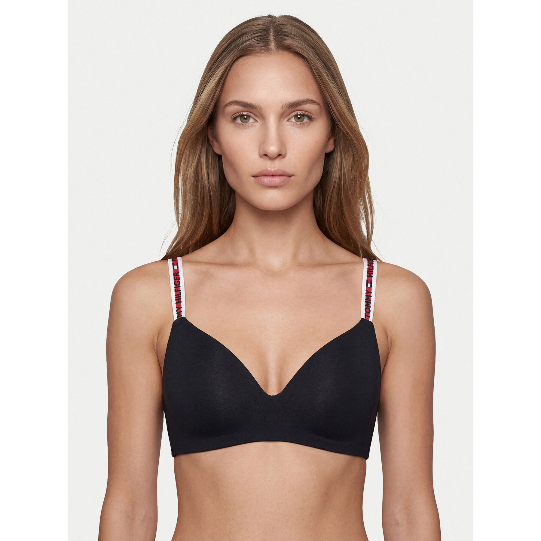 Tommy Hilfiger Σουτιέν χωρίς μπανέλα Lighty Lined UW0UW02413 Σκούρο μπλε