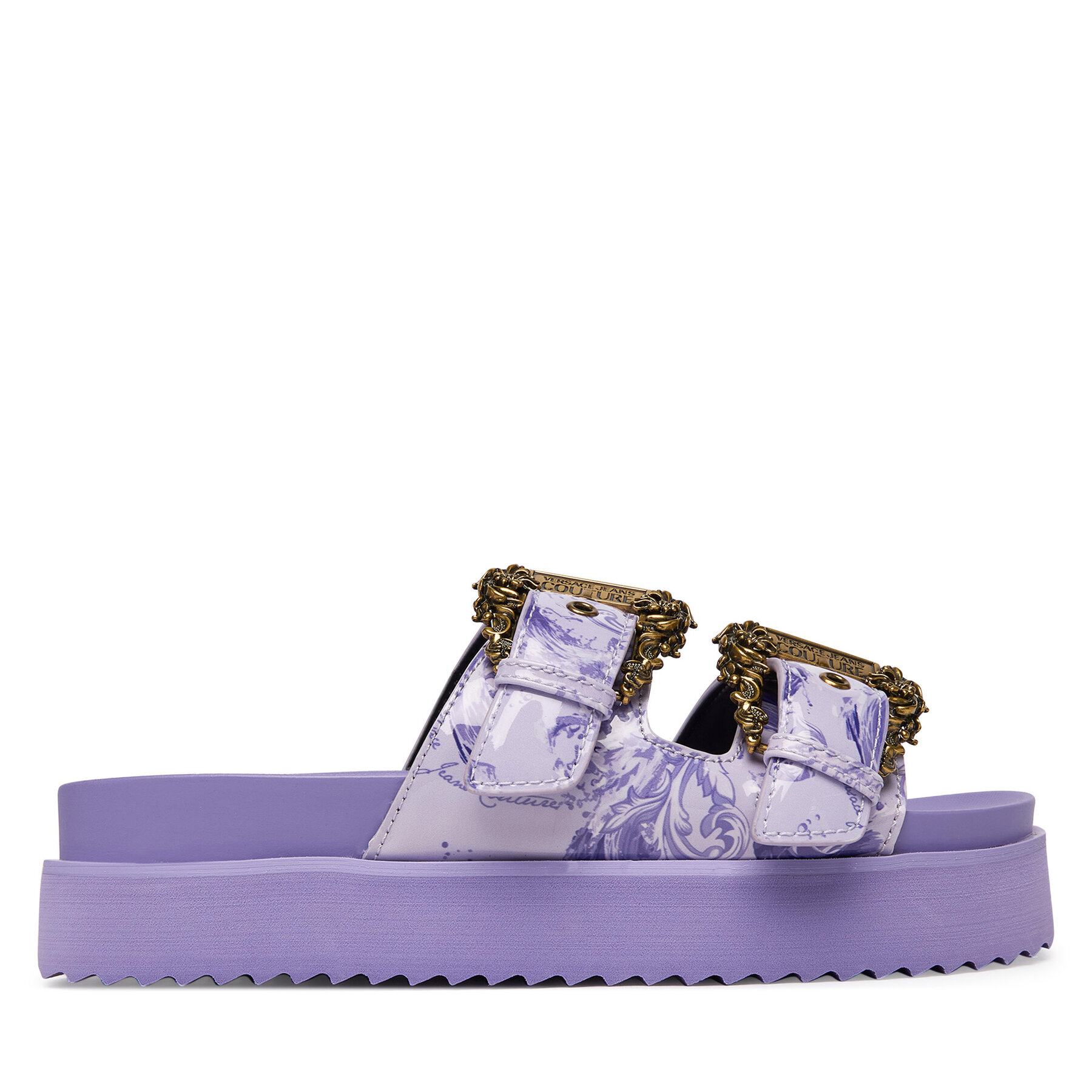 Παντόφλες Versace Jeans Couture 80VA3SM1 ZS366 338 Μωβ