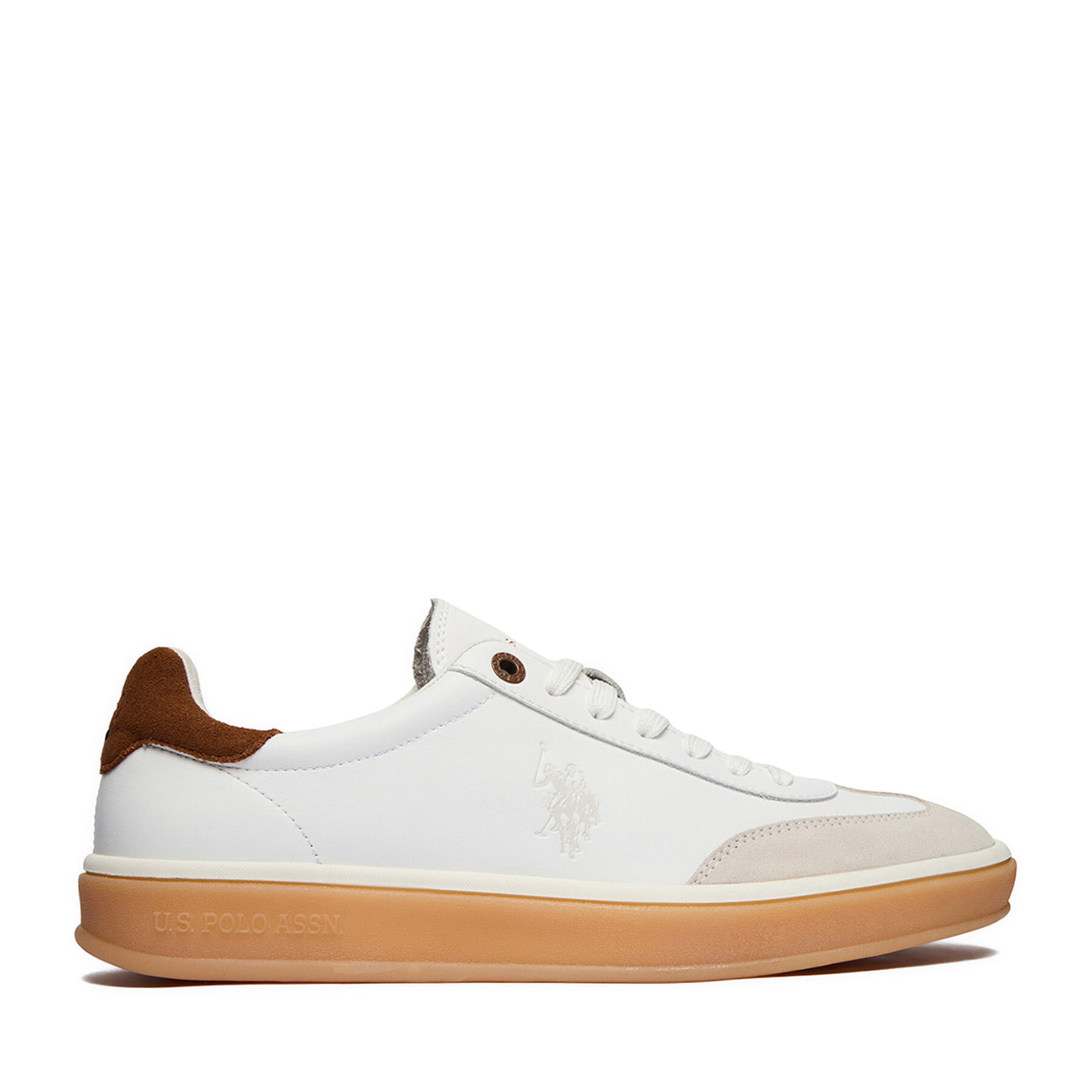 U.S. Polo Assn. Hombre Zapatillas, Talla : 41, Blanco, EO-EVAN001M/6L1