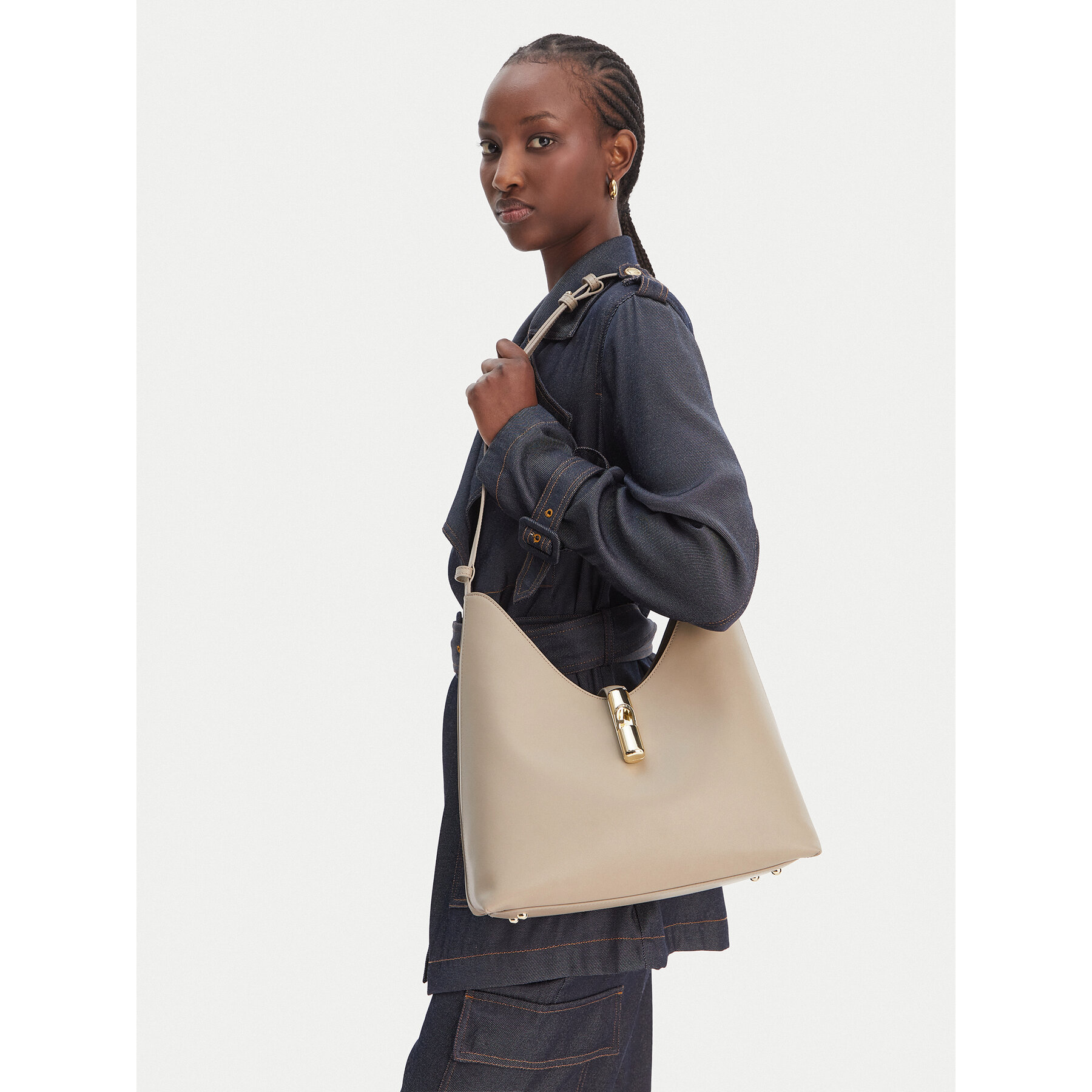 Táska Furla Goccia M WB01499 BX3104 KH 4488S Bézs
