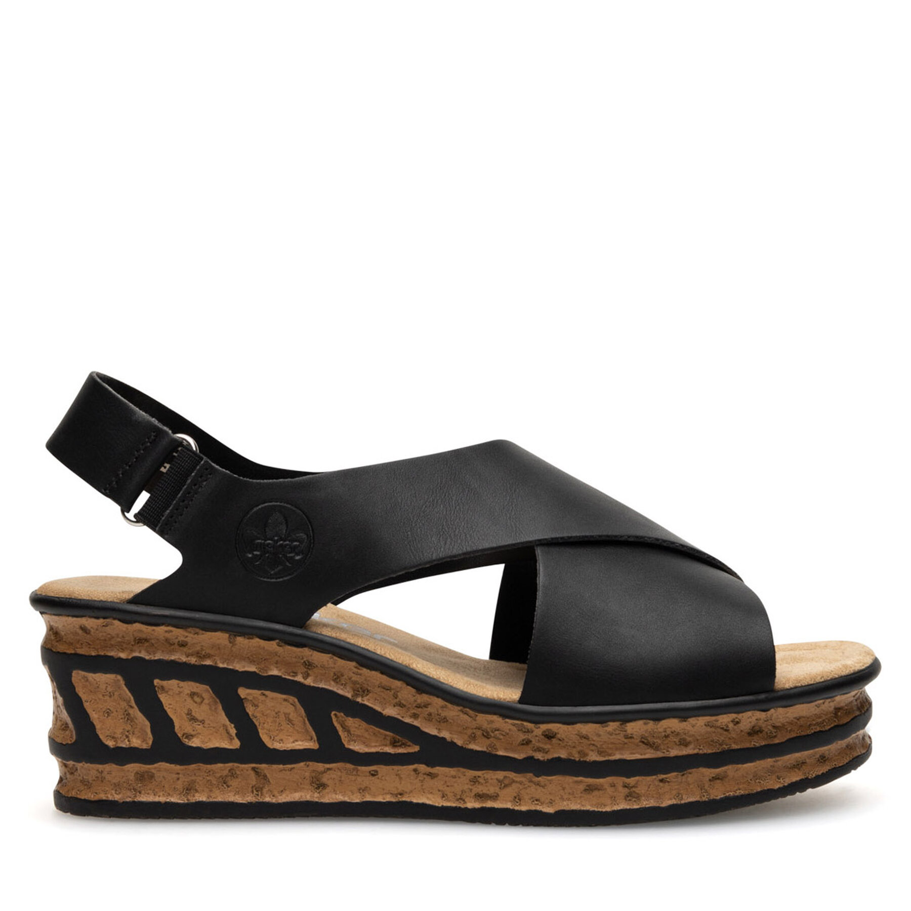 Sandale Rieker 68189-00 Negru