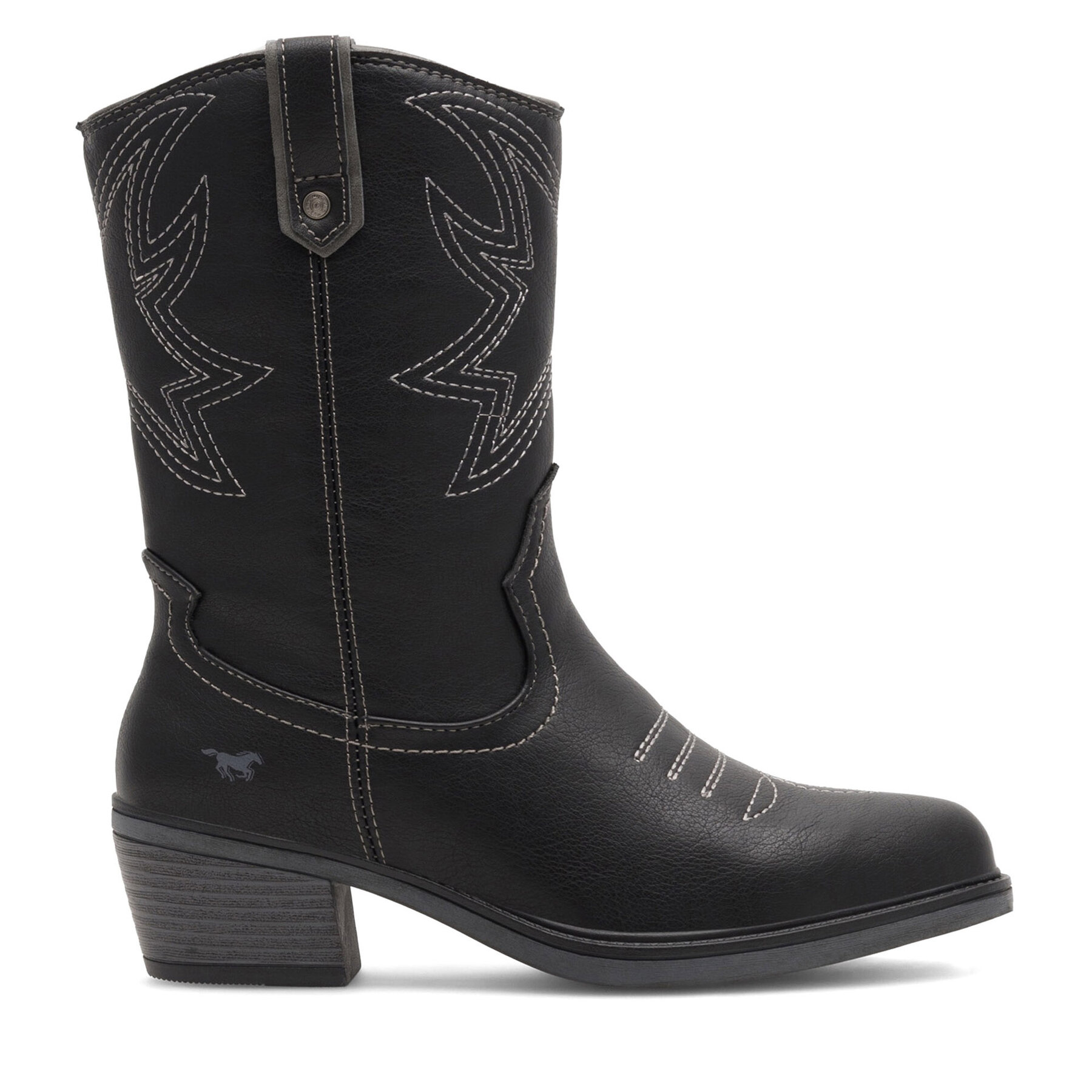 Botines camperos Mustang 1478-503 Negro