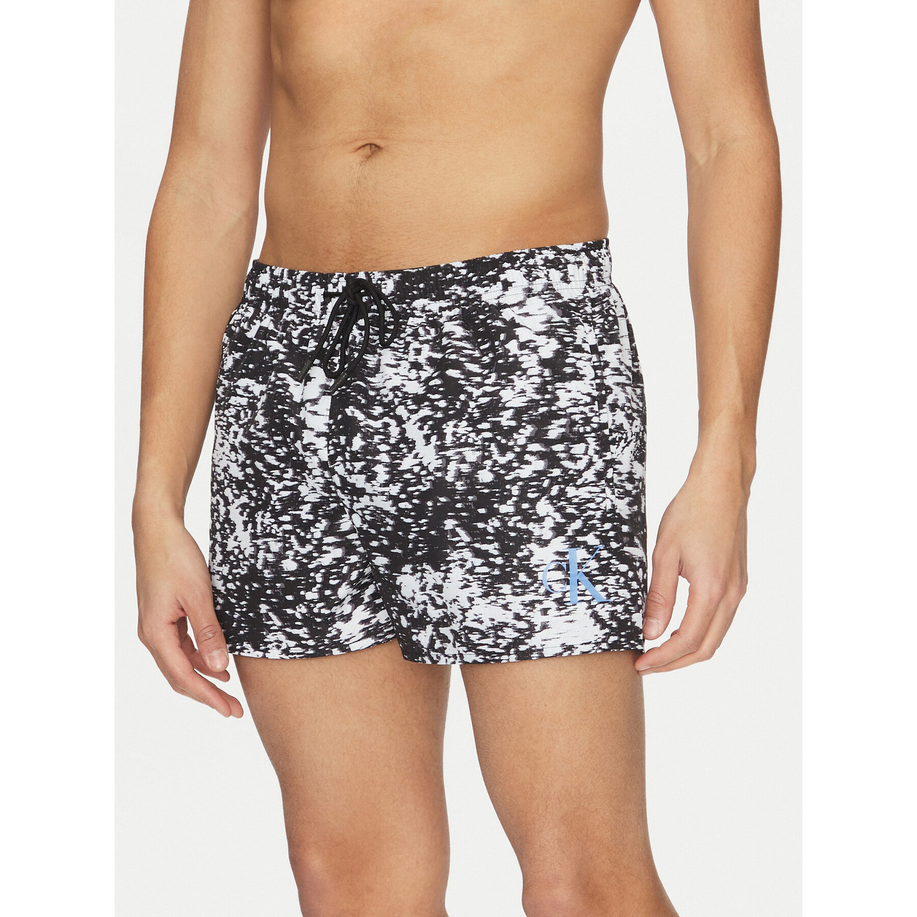 Calvin Klein Swimwear Badeshorts KM0KM01172 Grau Regular Fit