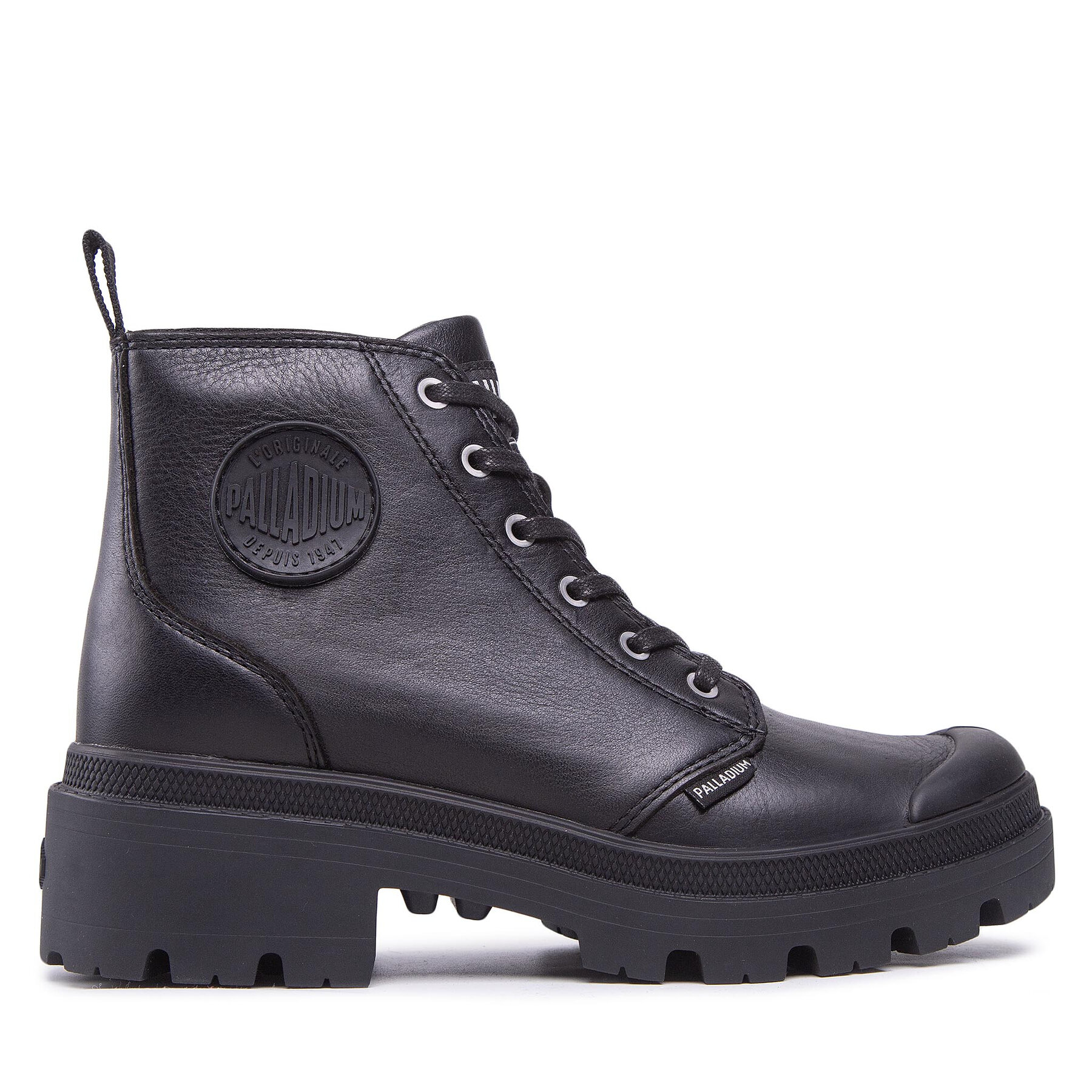 Trappers Palladium Pallabase Leather 96905-001-M Negru