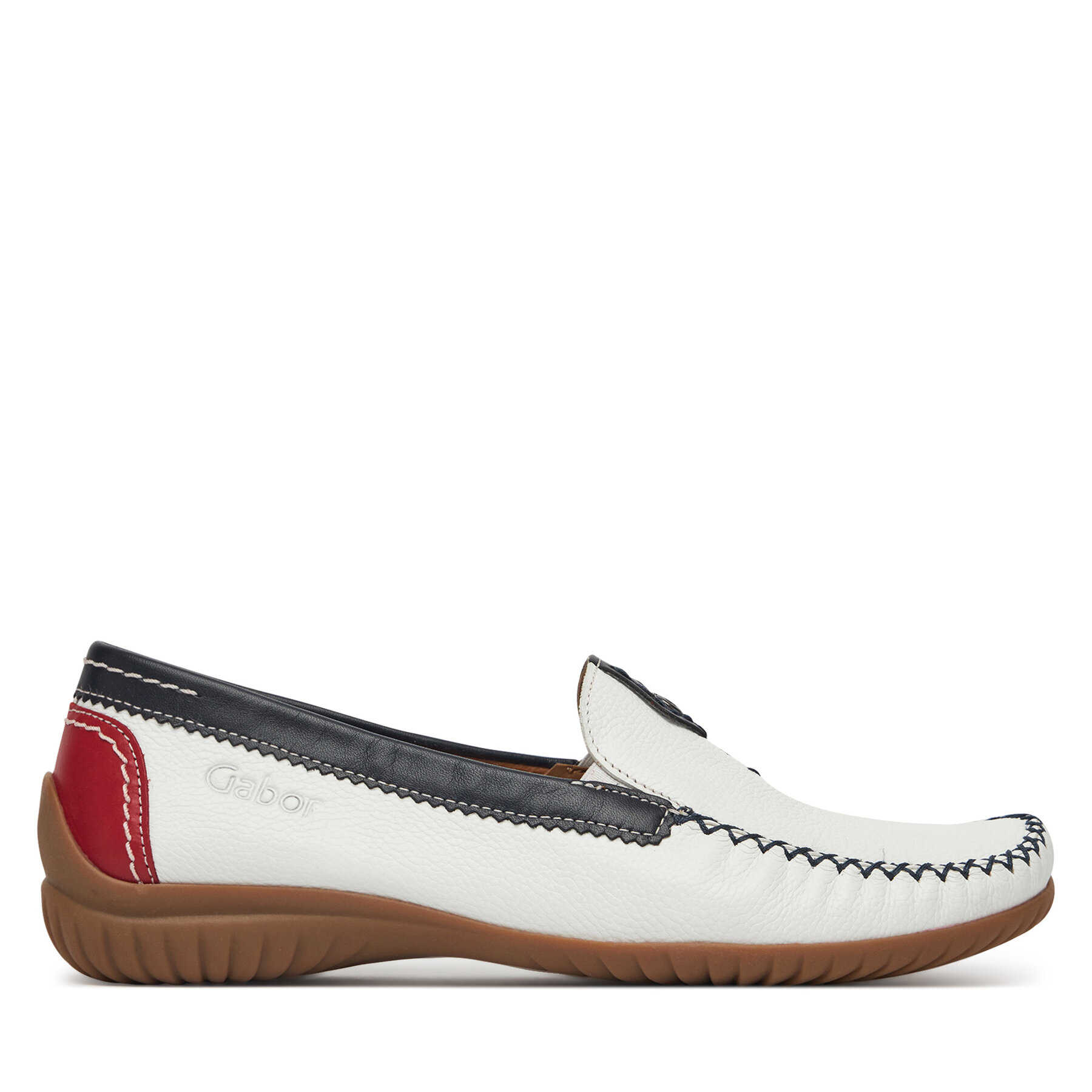 Gabor Mujer Mocasines, Talla : 35, Blanco, 66.090.69