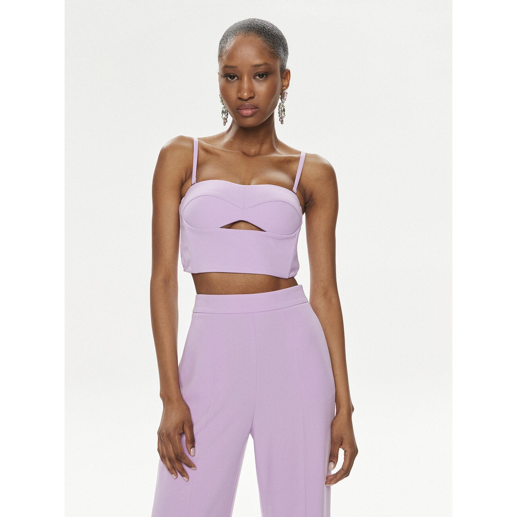Patrizia Pepe Patrizia Pepe Τοπ 2C1545/A049-M495 Μωβ Regular Fit