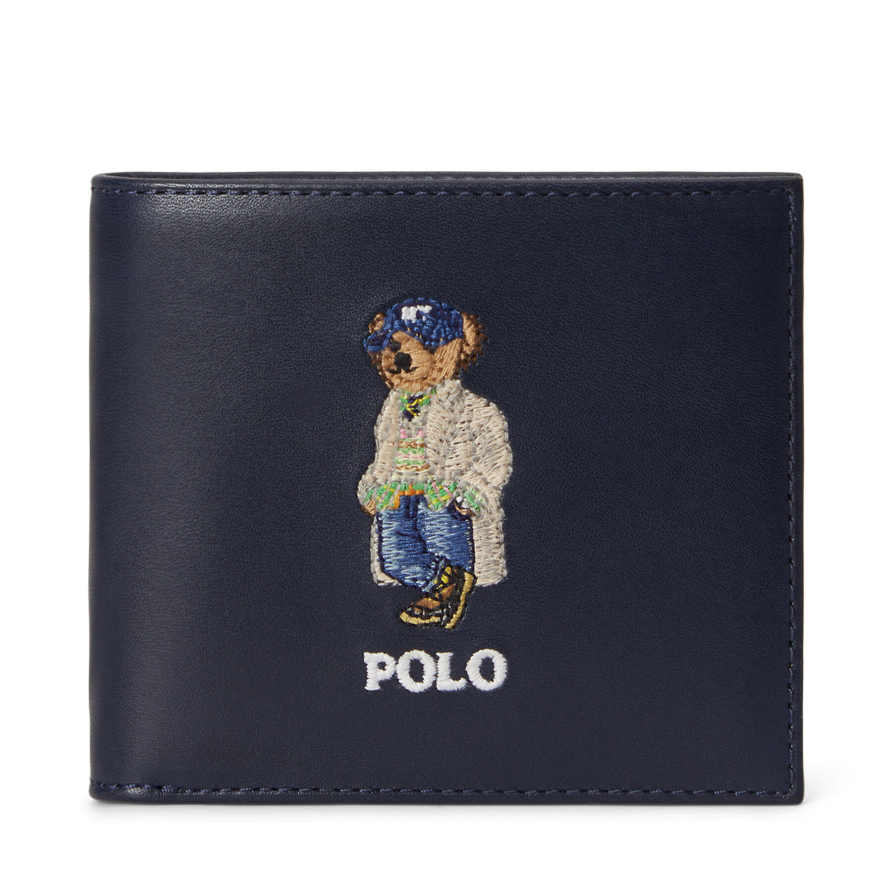 Denarnica Polo Ralph Lauren 405P16238001 Mornarsko modra