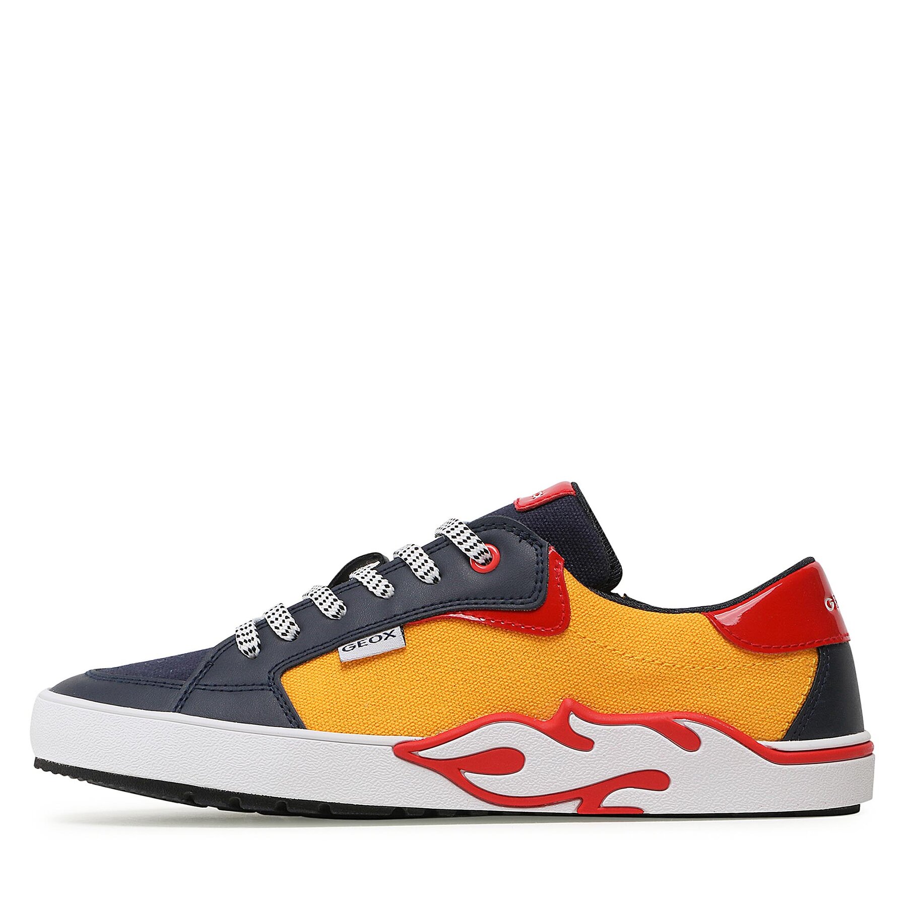 Superge Geox J Alphabeet Boy J35HLA01054C2117 D Yellow/Navy