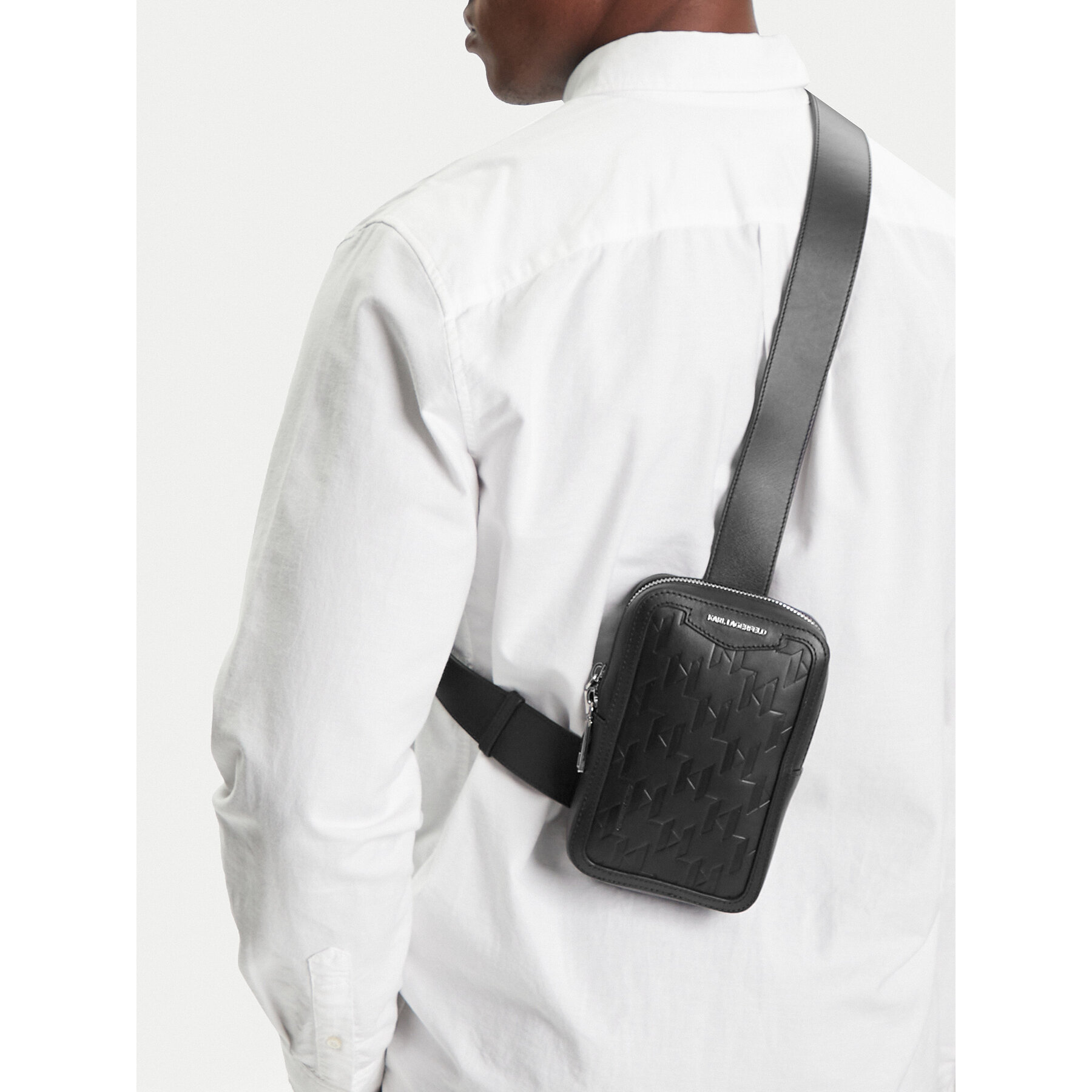 Geantă crossover KARL LAGERFELD A3M30179 Negru