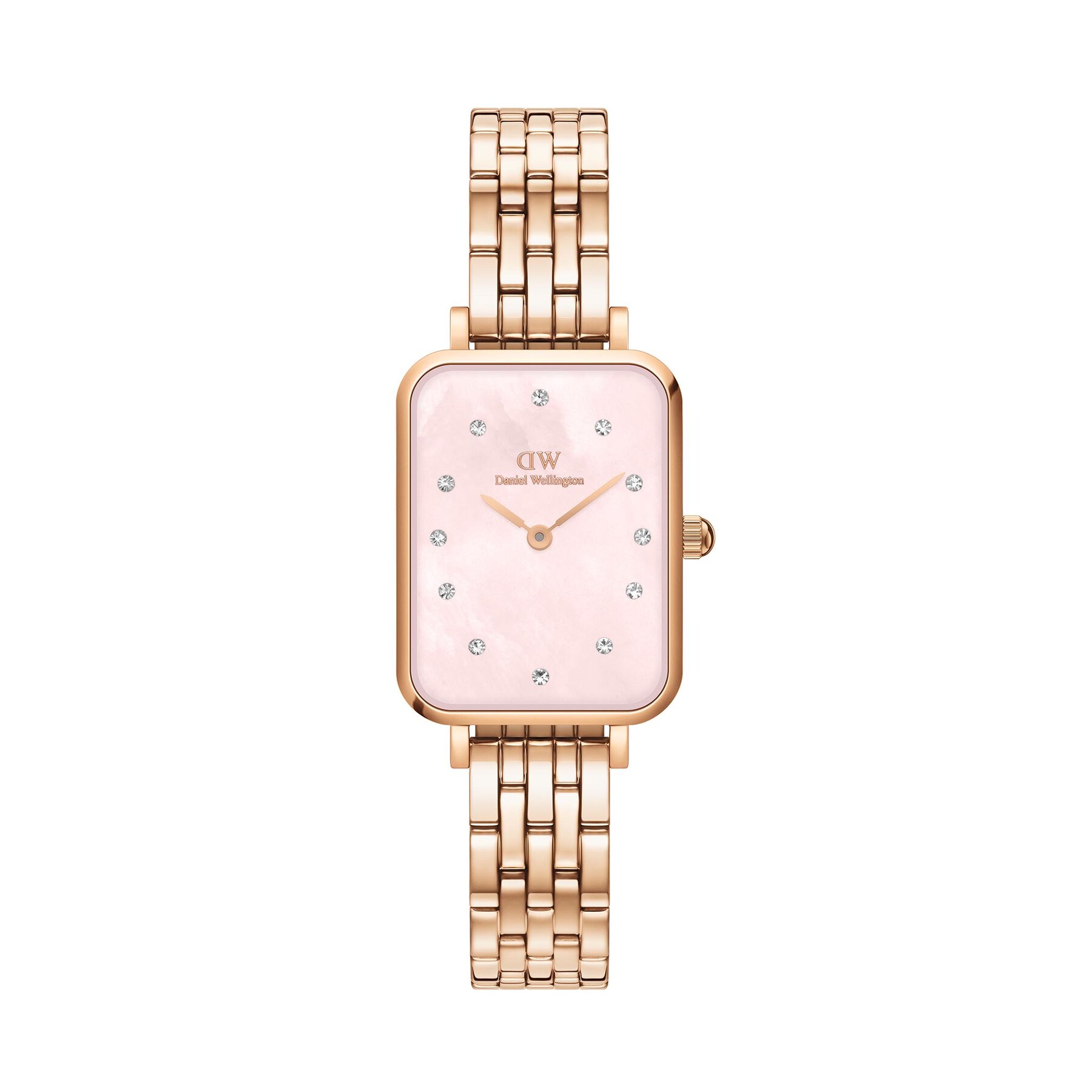 Daniel Wellington Ρολόι Daniel Wellington Quadro DW00100621 Ροζ