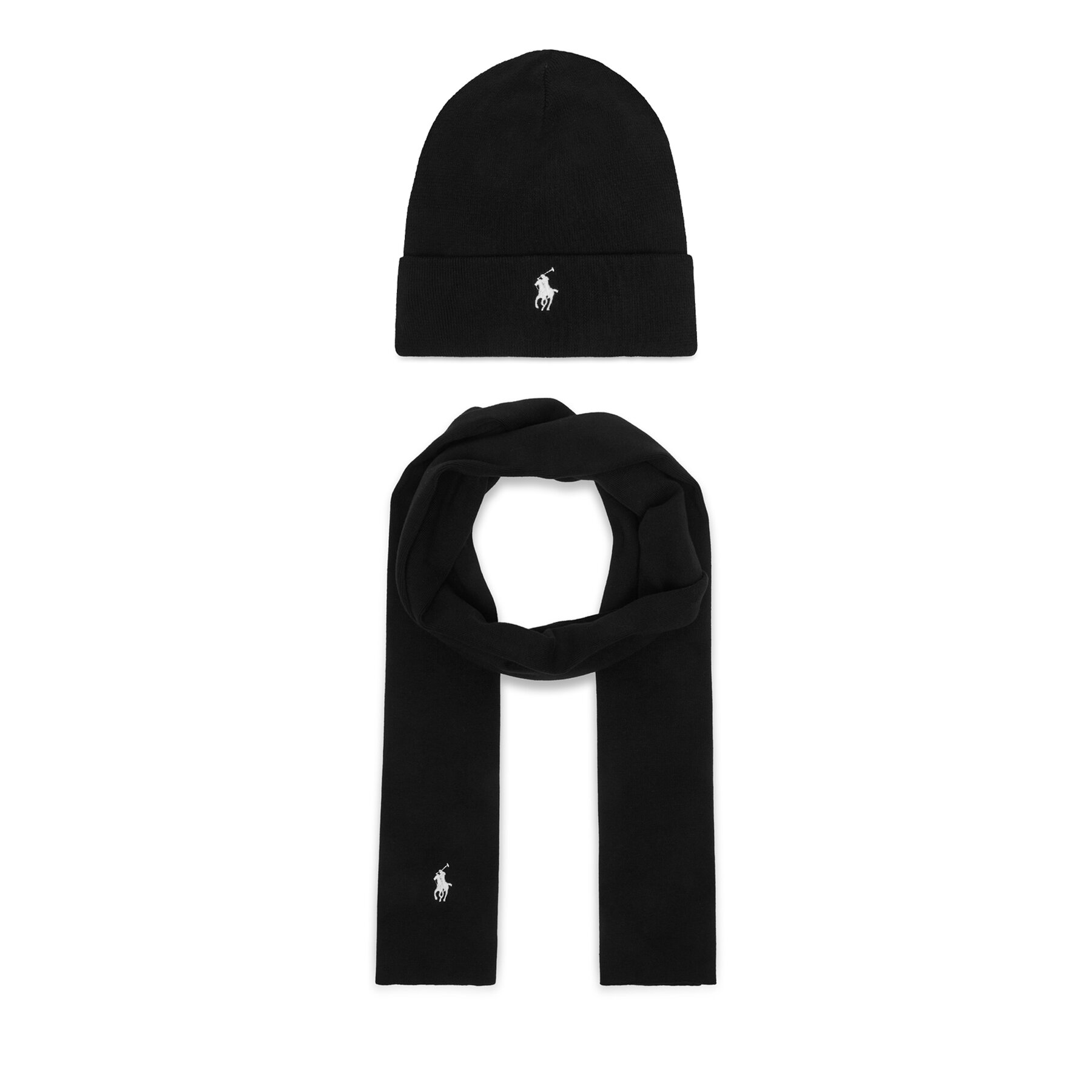Set Fular și Căciulă Polo Ralph Lauren 710B28980002 Negru