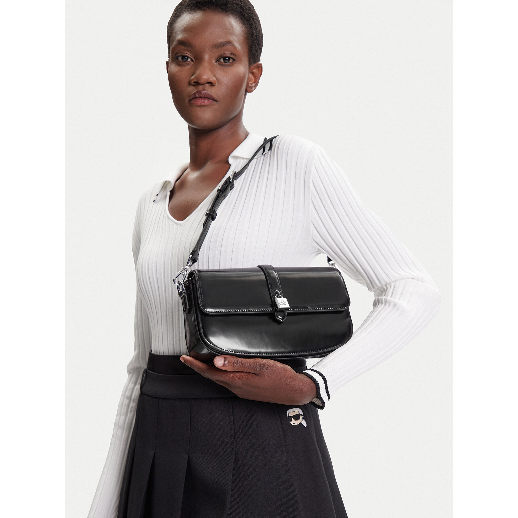 Geantă KARL LAGERFELD A3W30287 Negru