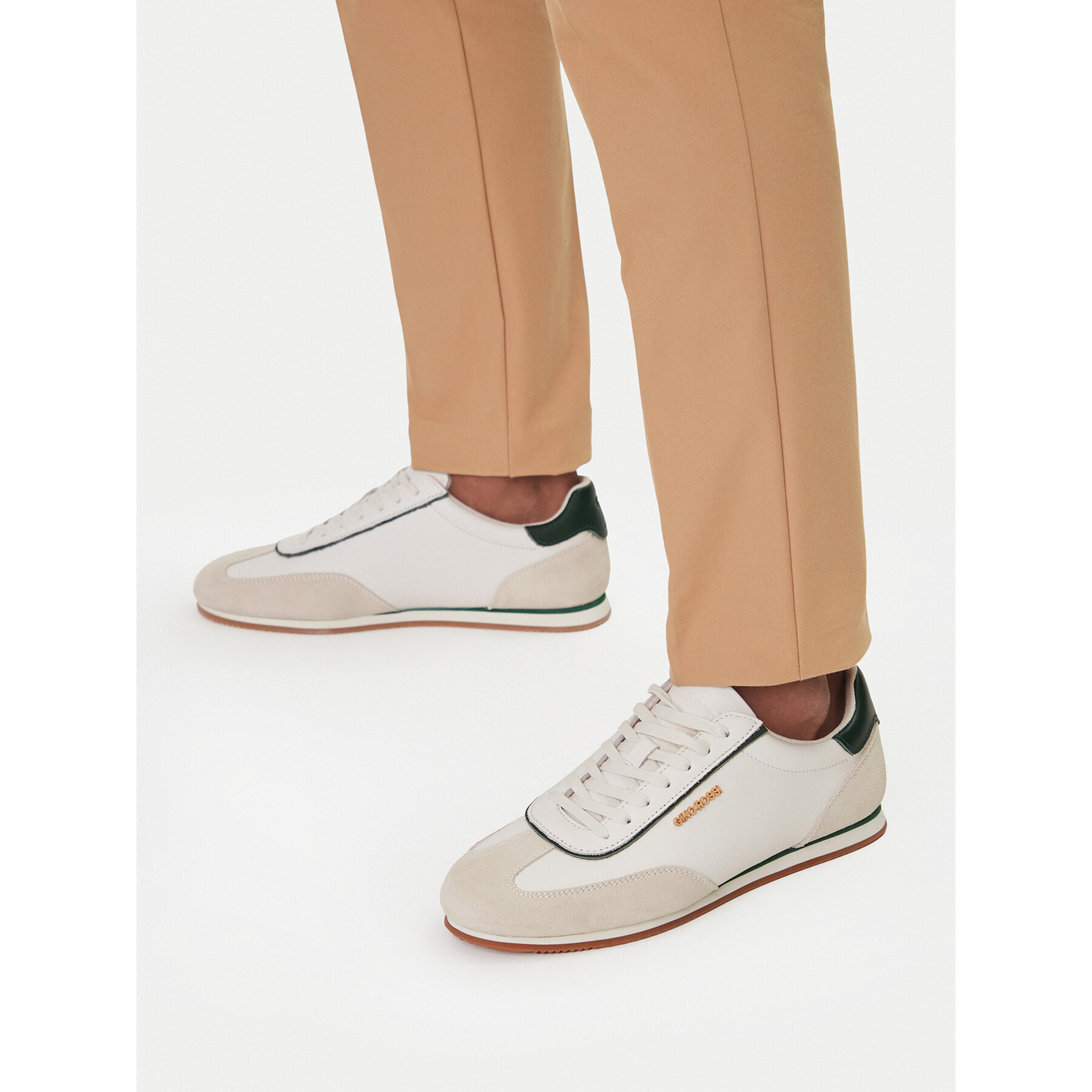 Sneakersy GINO ROSSI EO-ALFREDO-01 126AM Écru