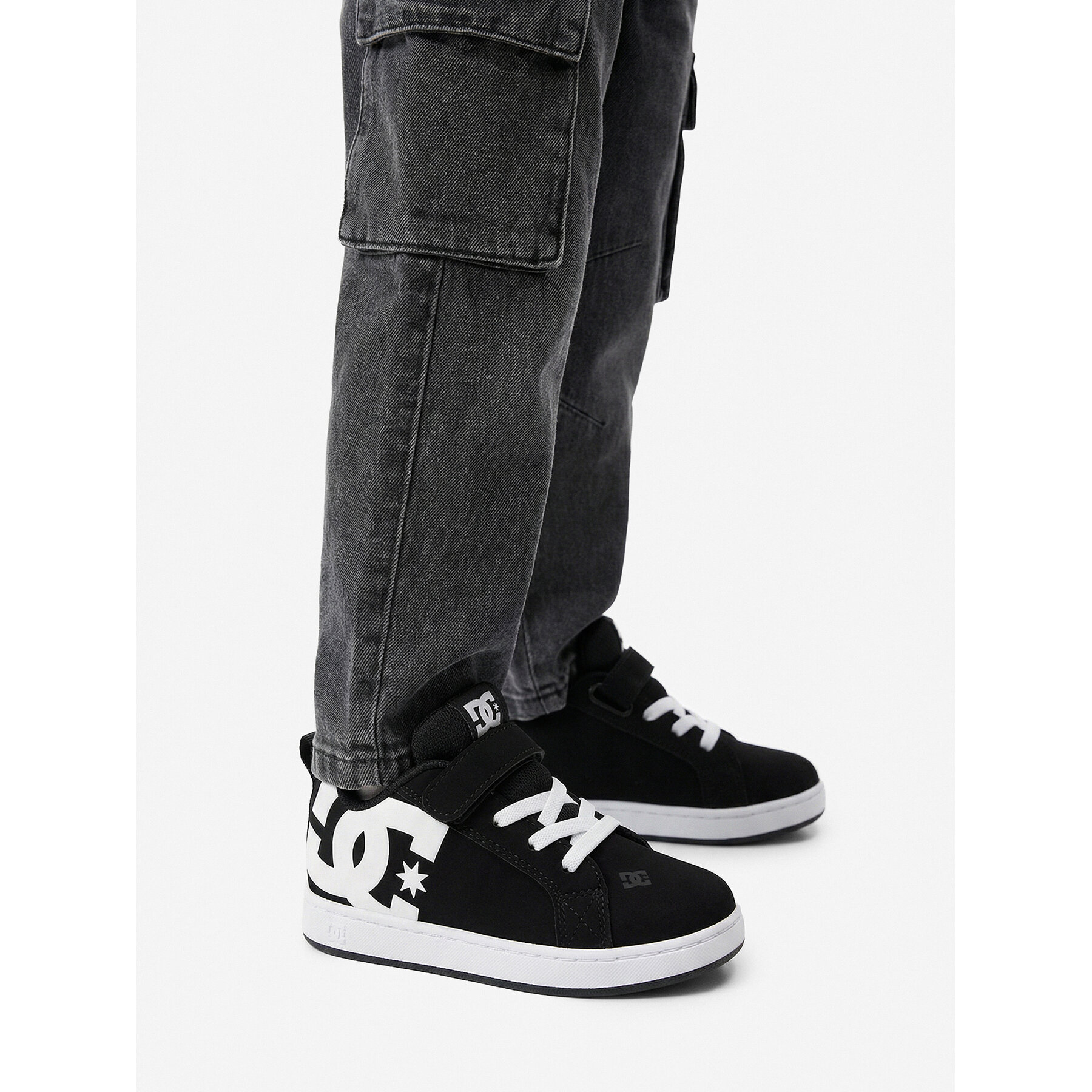 Сникърси DC Shoes EO-COURT GRAFFIK ELASTIC TODDLER DC02547002 Черен