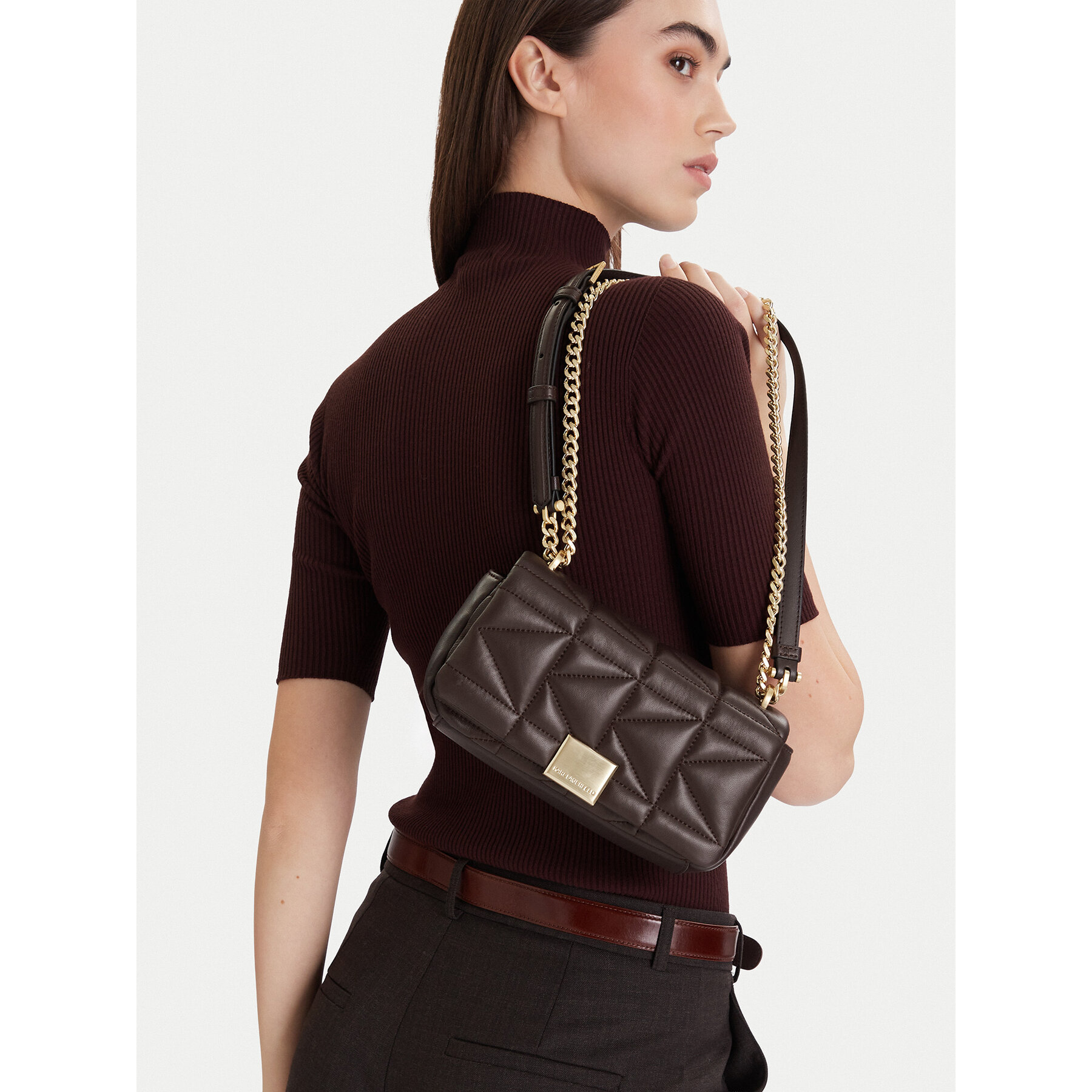Torbica KARL LAGERFELD A1W30435 Smeđa