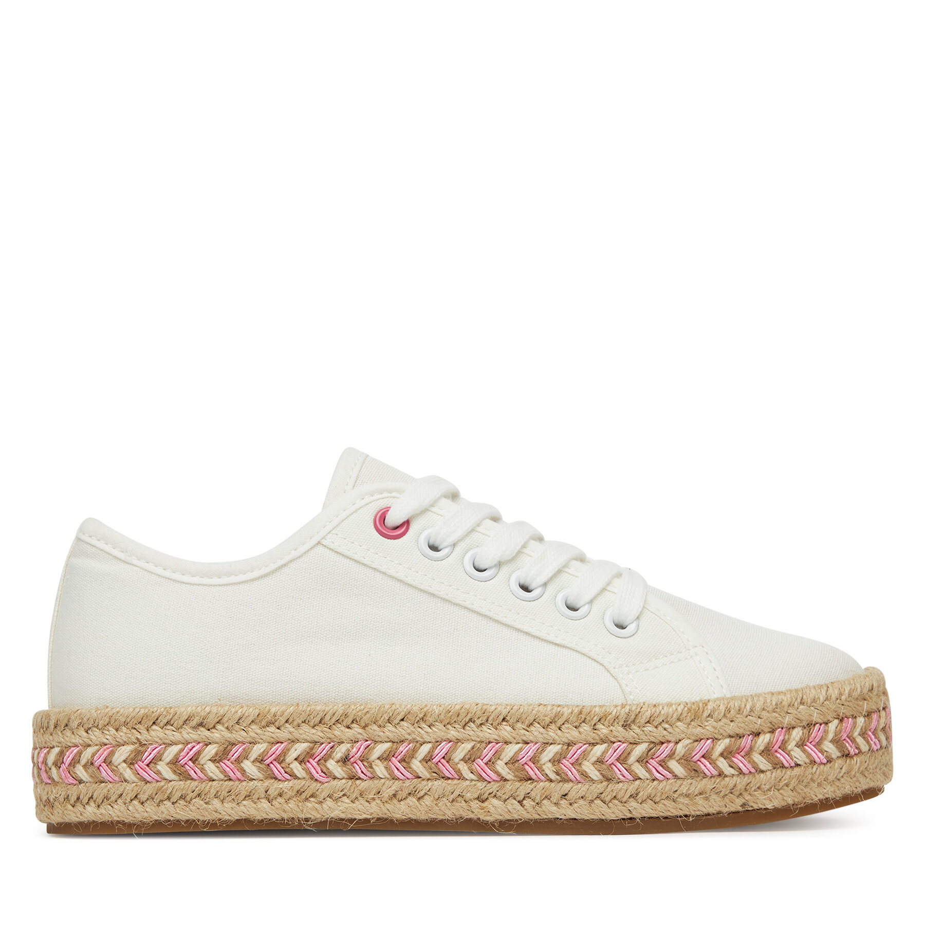 Espadrilky DeeZee ZYKS306 Biela
