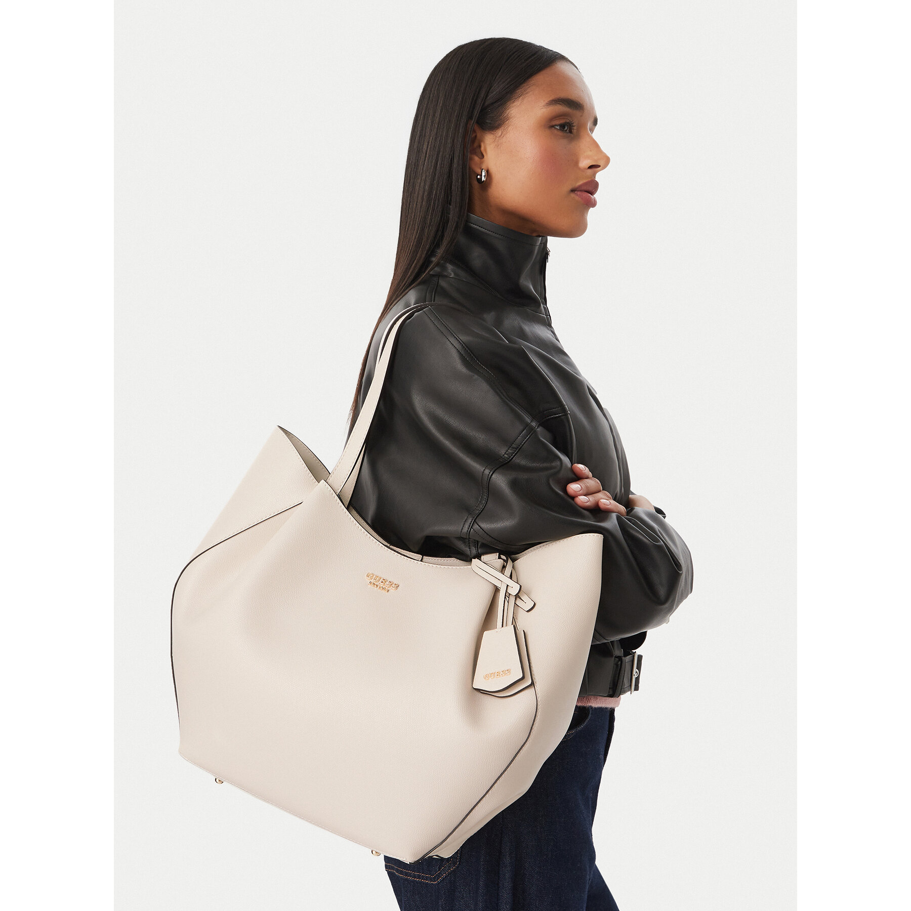 Torbica Guess Amorette HWBG78 98240 Krem