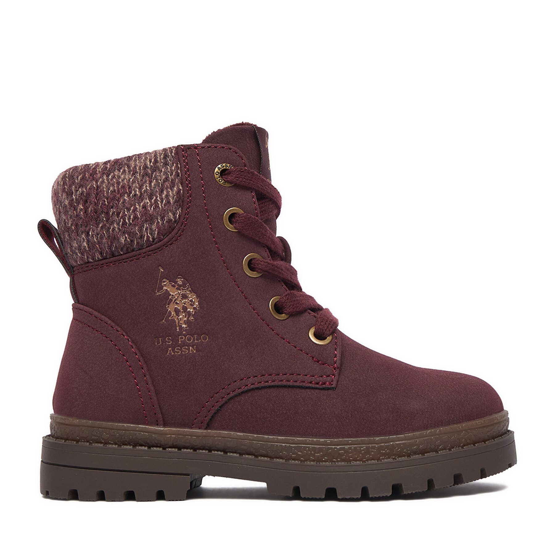 Gležnjarji U.S. Polo Assn. EO-VLAD001K/GYT1-BOR003 Bordo rdeča