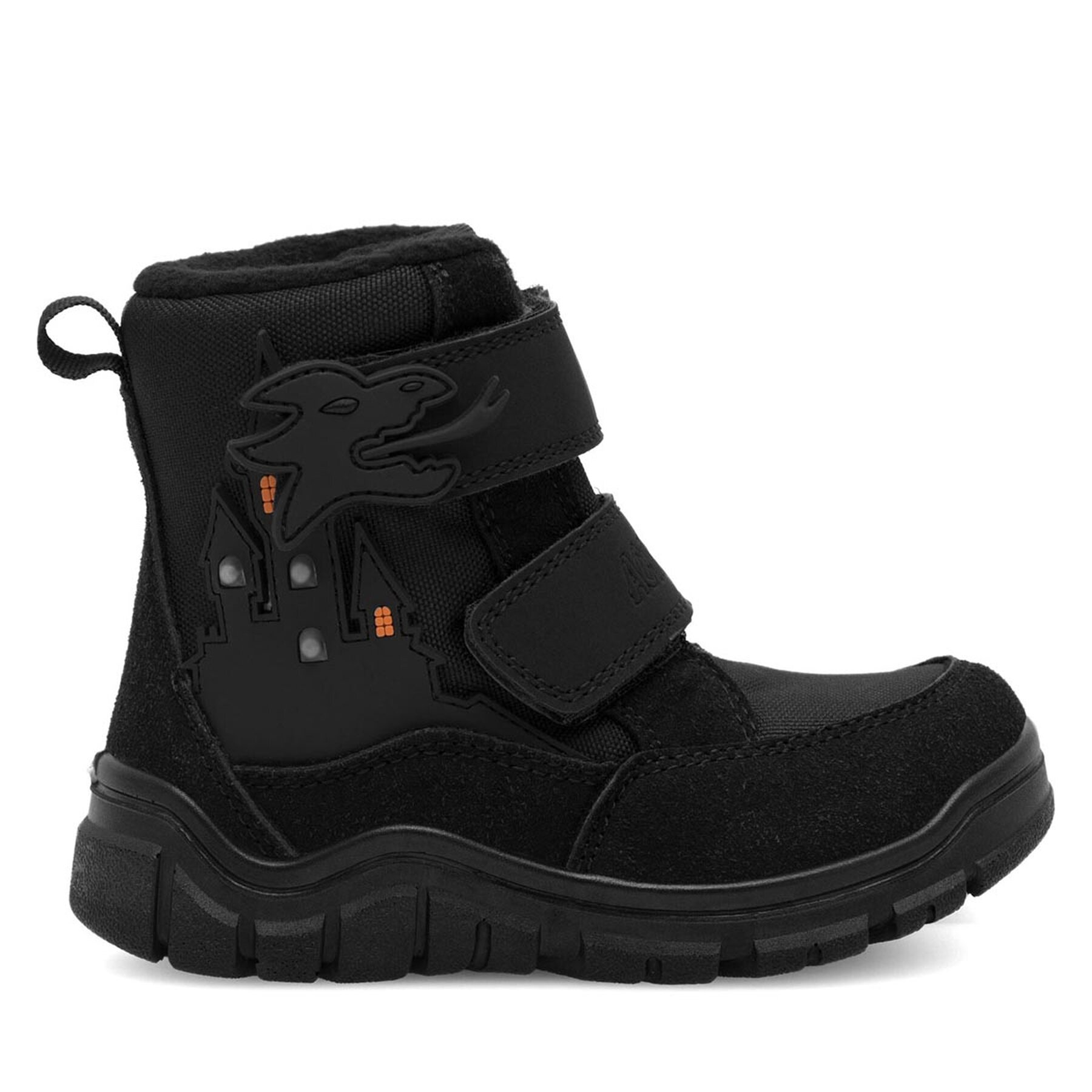 Gyerek Csizma Action Boy, Méret: 25, Fekete, CP91-25227