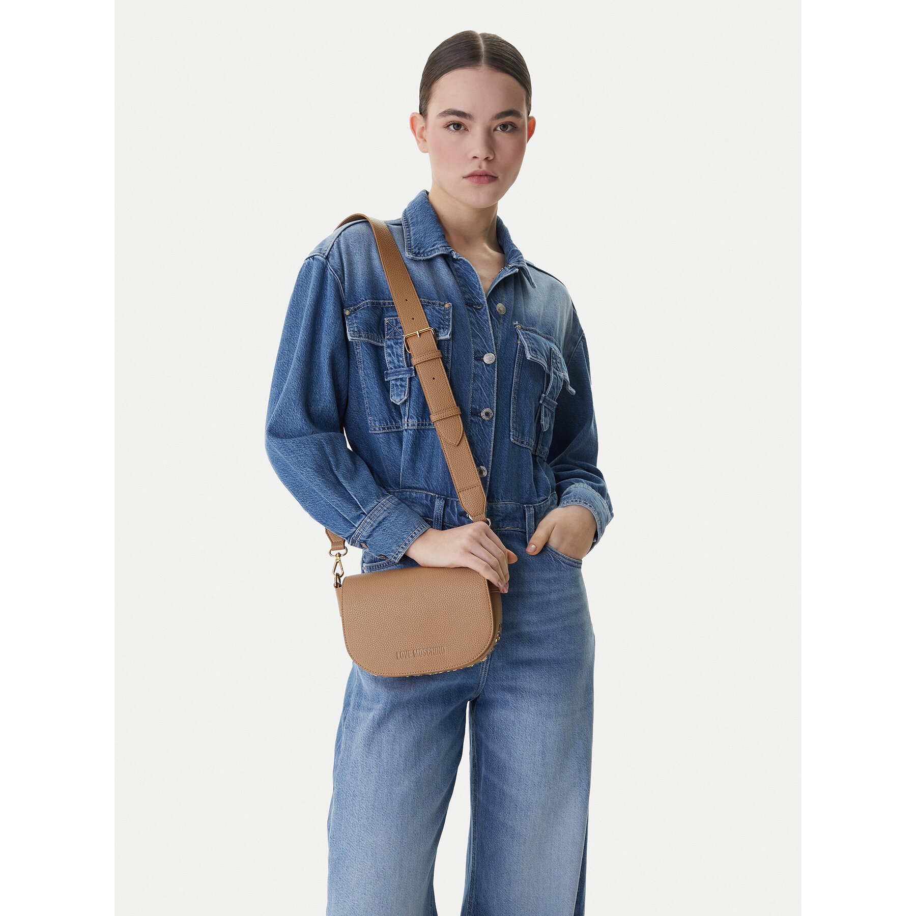Kabelka LOVE MOSCHINO JC4122PP1OLT0104 Béžová