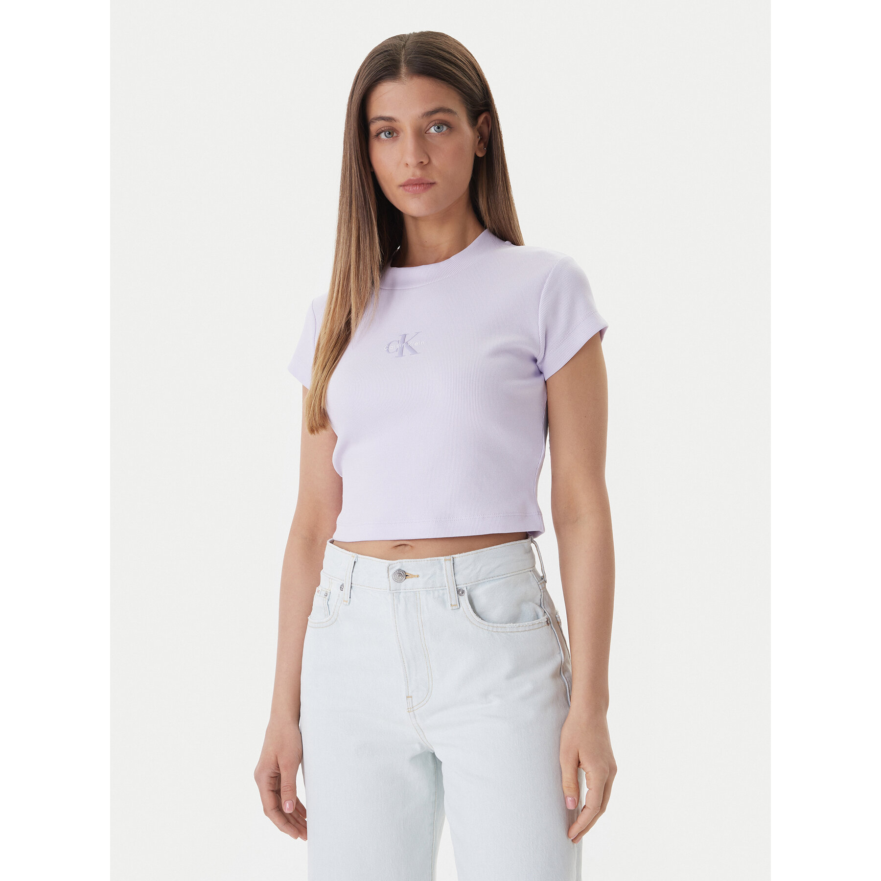 Calvin Klein Jeans T-Shirt LV047AB802 Rosa Regular Fit