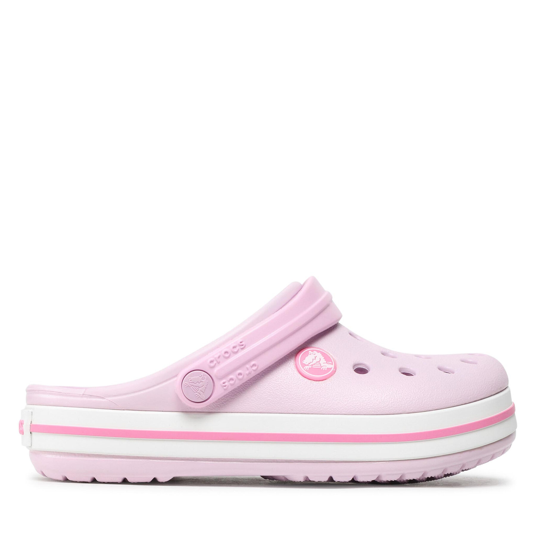 Mules / sandales de bain Crocs Crocband Clog K 207006 Rose