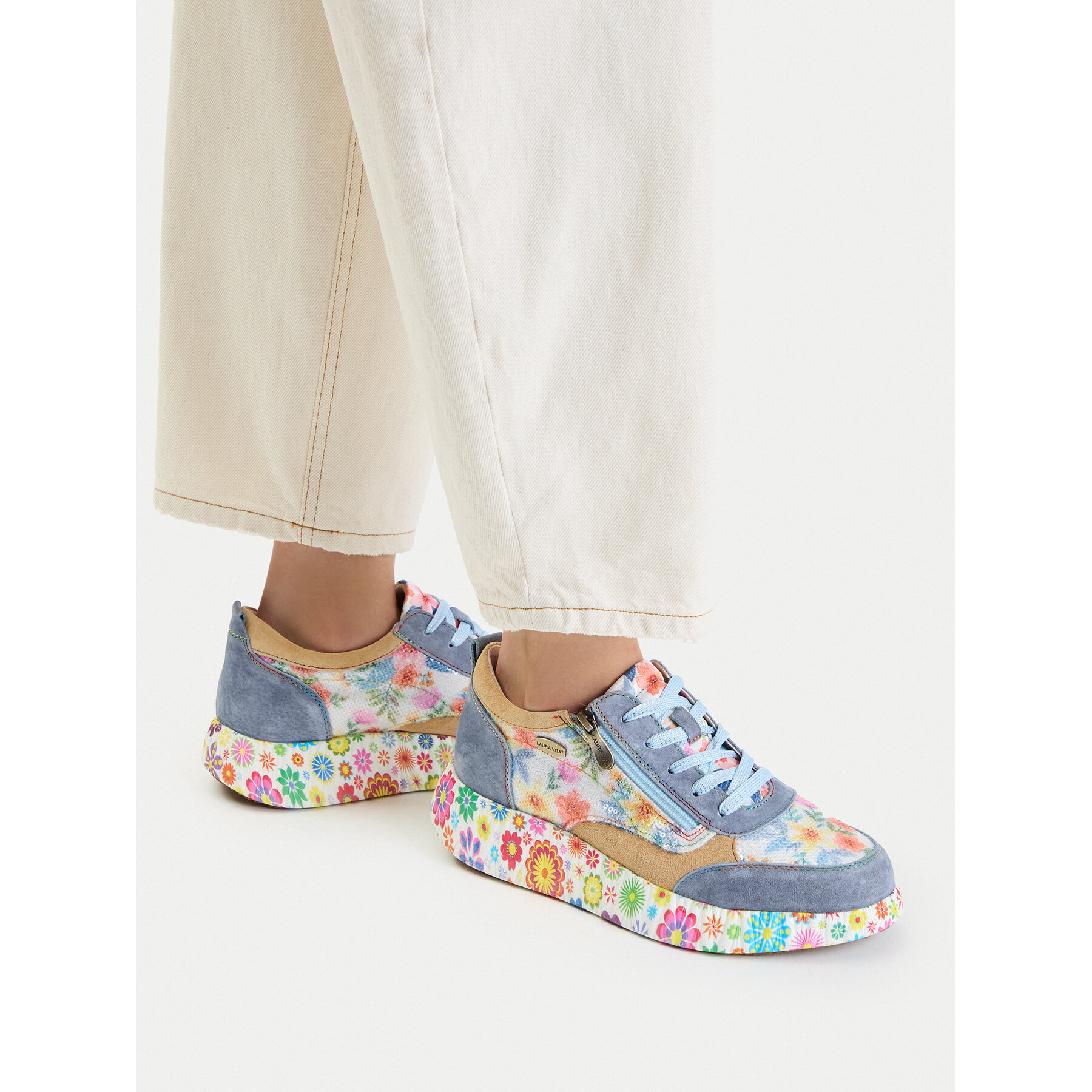 Sneakersy Laura Vita Nikito 62 Modrá