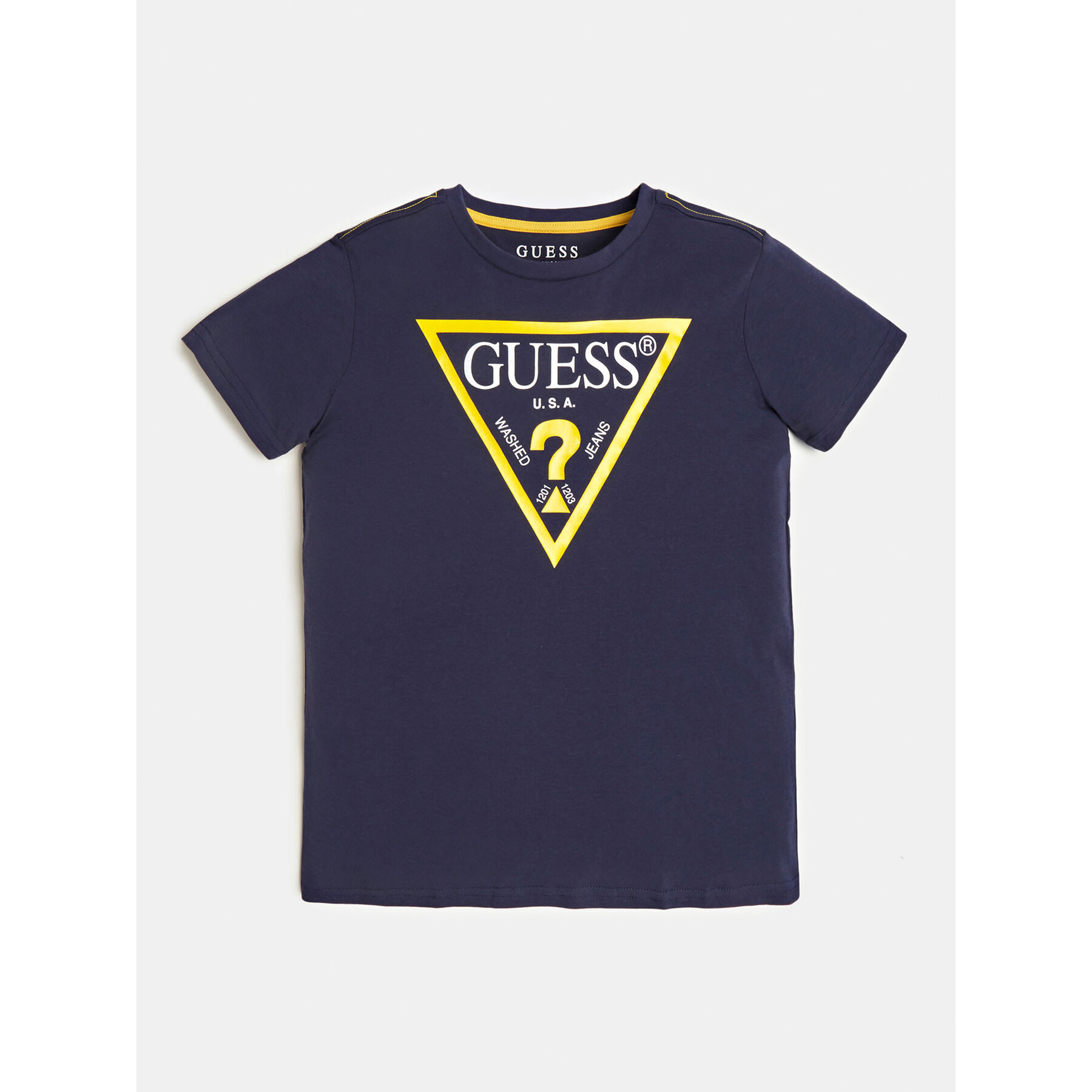 Guess Marškinėliai L73I55 K8HM0 Tamsiai mėlyna Regular Fit