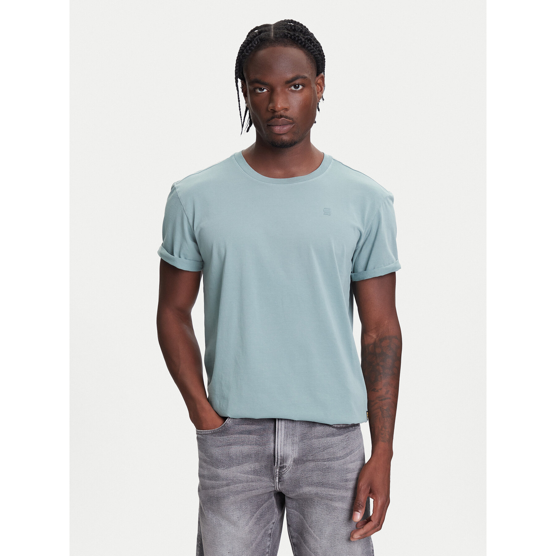 G-Star Raw T-shirt Lash D16396-2653 Blu Regular Fit