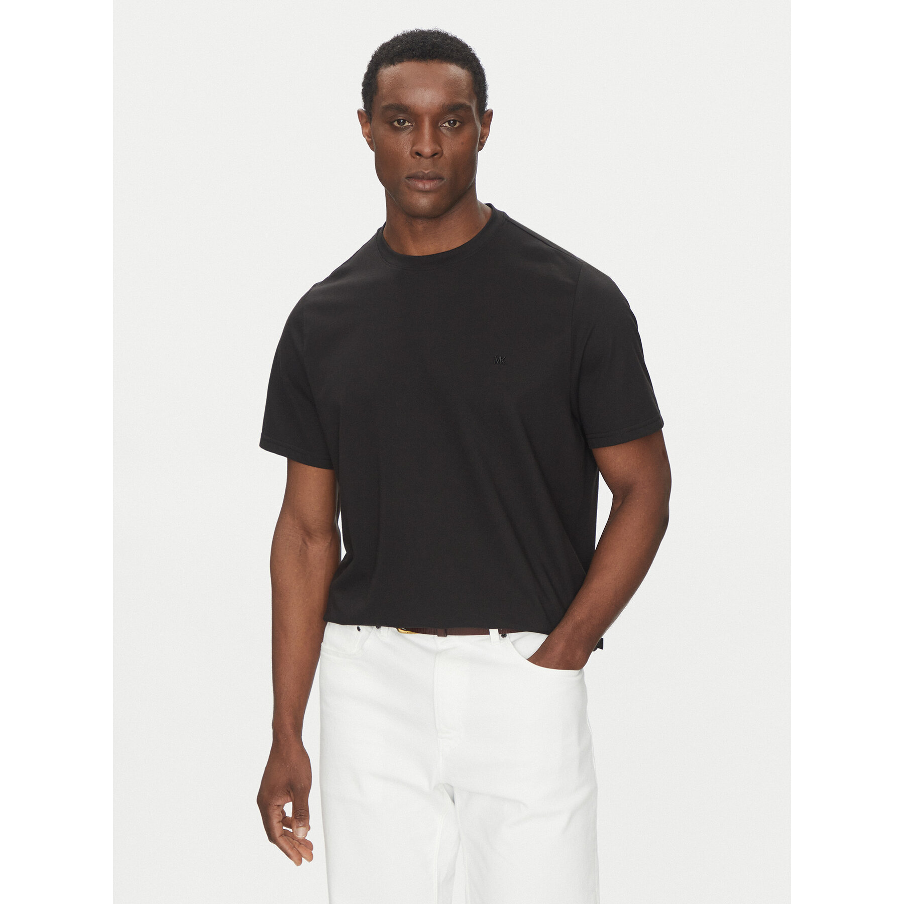 Michael Kors T-Shirt CR451V9HFK Μαύρο Regular Fit