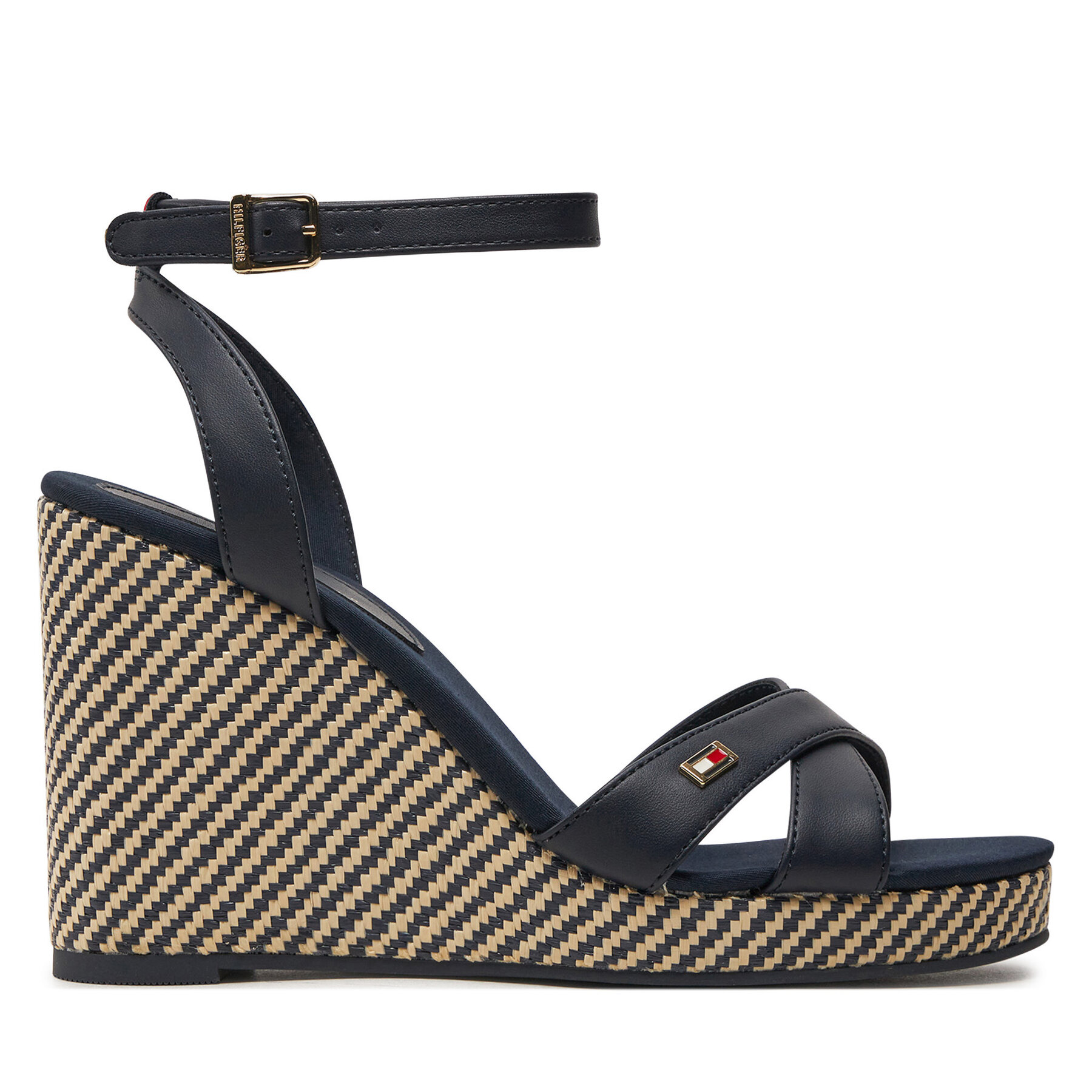 Dámske Sandále Tommy Hilfiger, Rozmer: 41, Tmavomodrá, Im Raffia Sandal FW0FW08224
