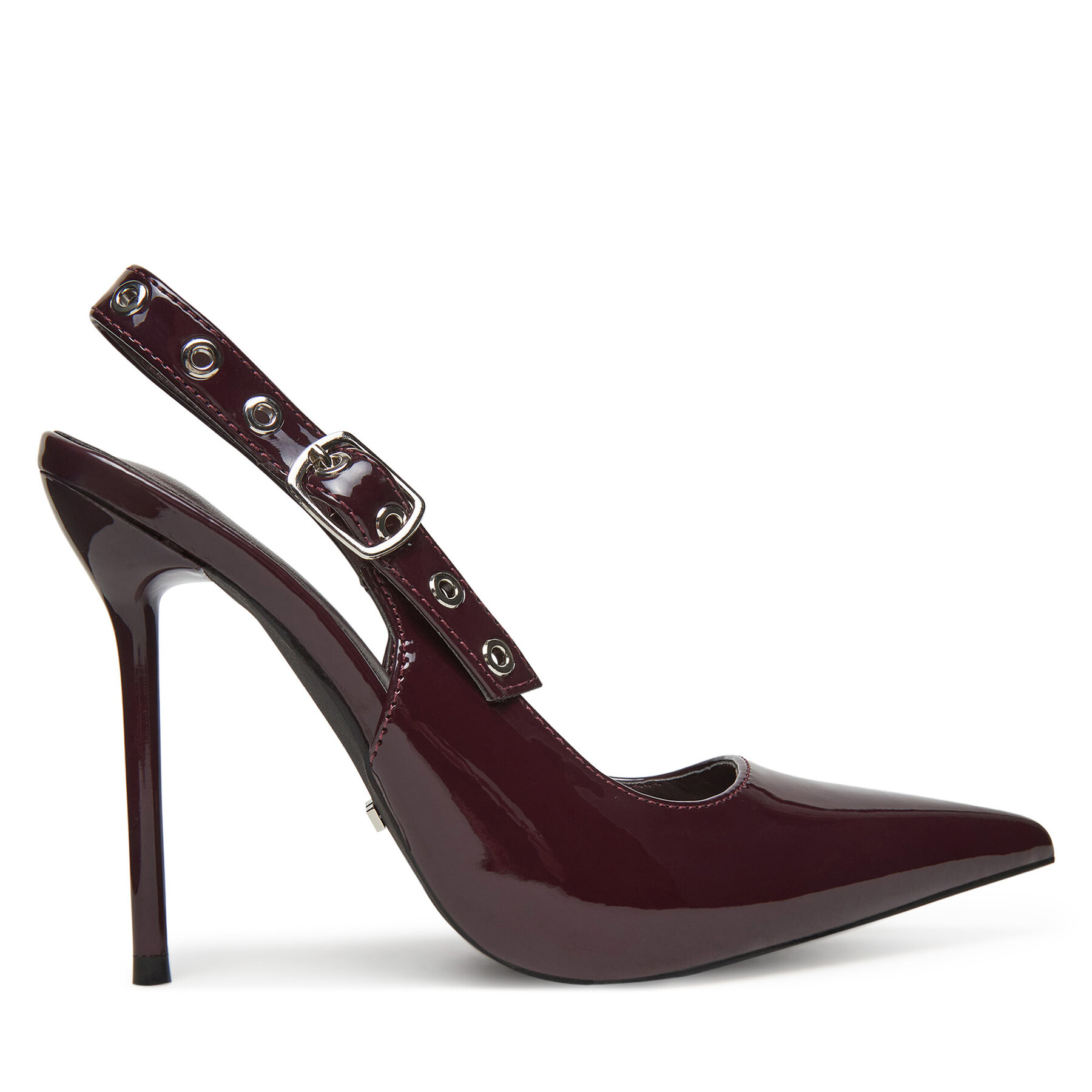 Pantofi cu toc subțire DeeZee AL96229-1 Vișiniu