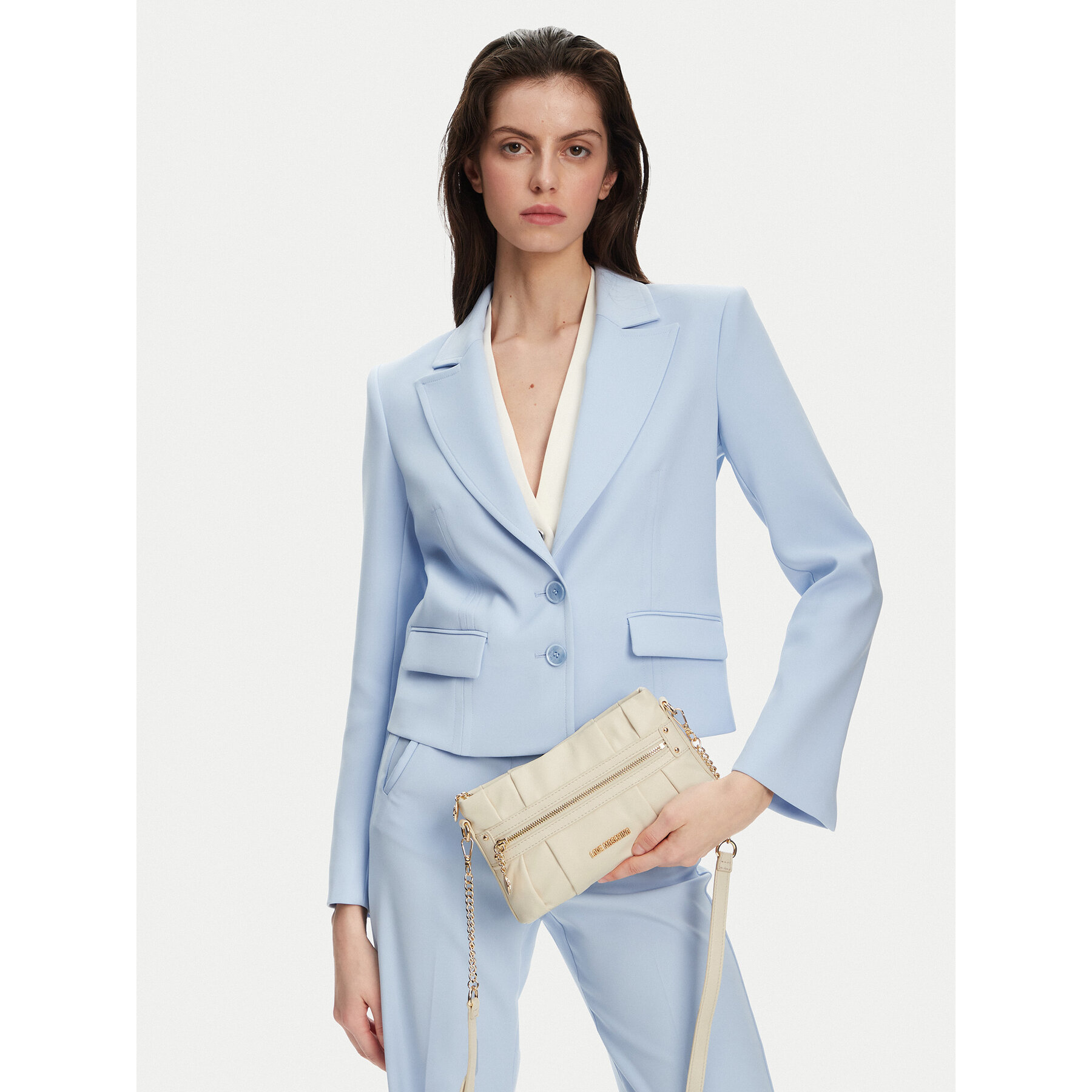 Τσάντα LOVE MOSCHINO JC4215PP0MKB0110 Κρεμ