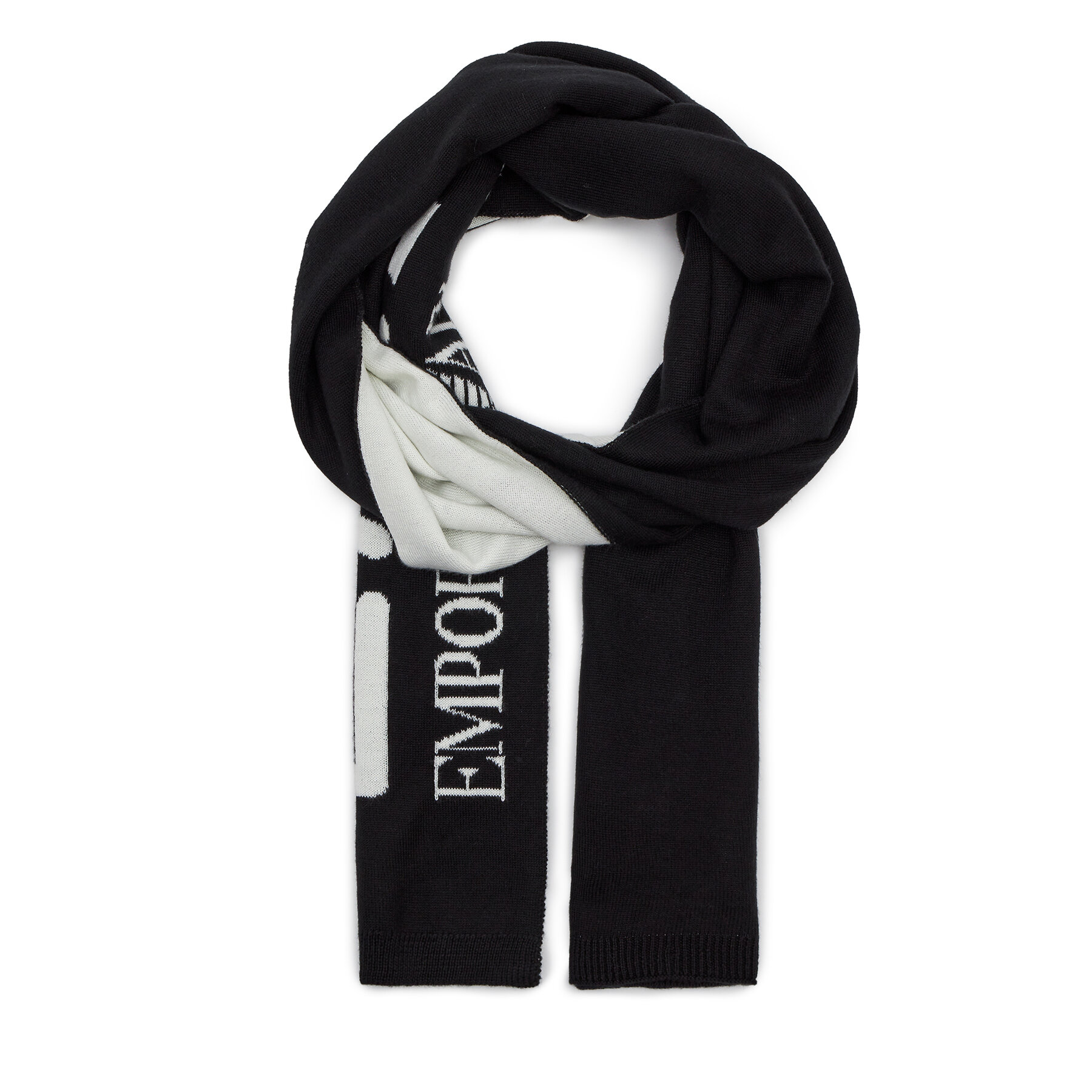 Szalik EA7 Emporio Armani, Rozmiar M Czarny 7X000007 AF11994 MC008
