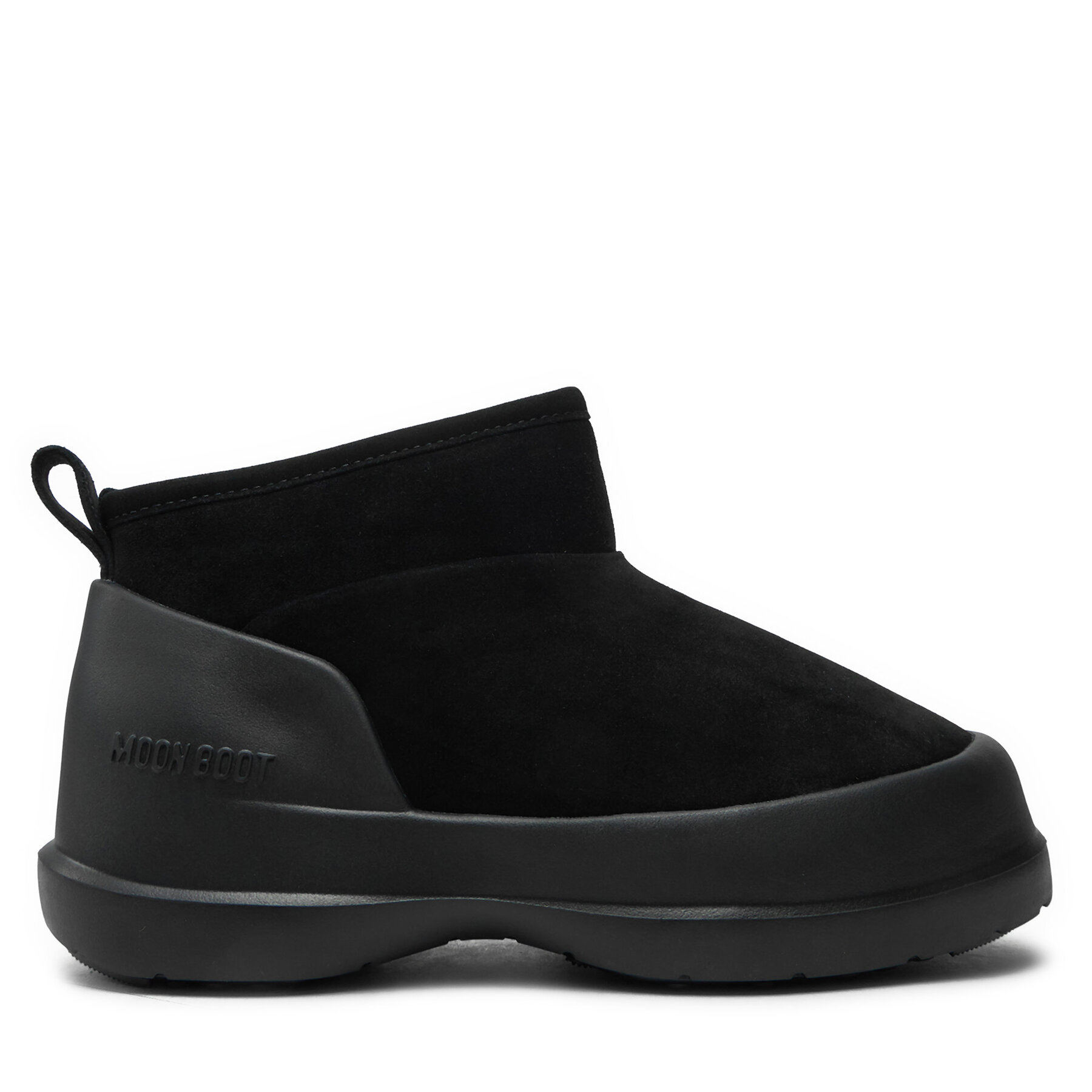 Hótaposó Moon Boot Luna Low Suede Boot 80D2480040 Fekete