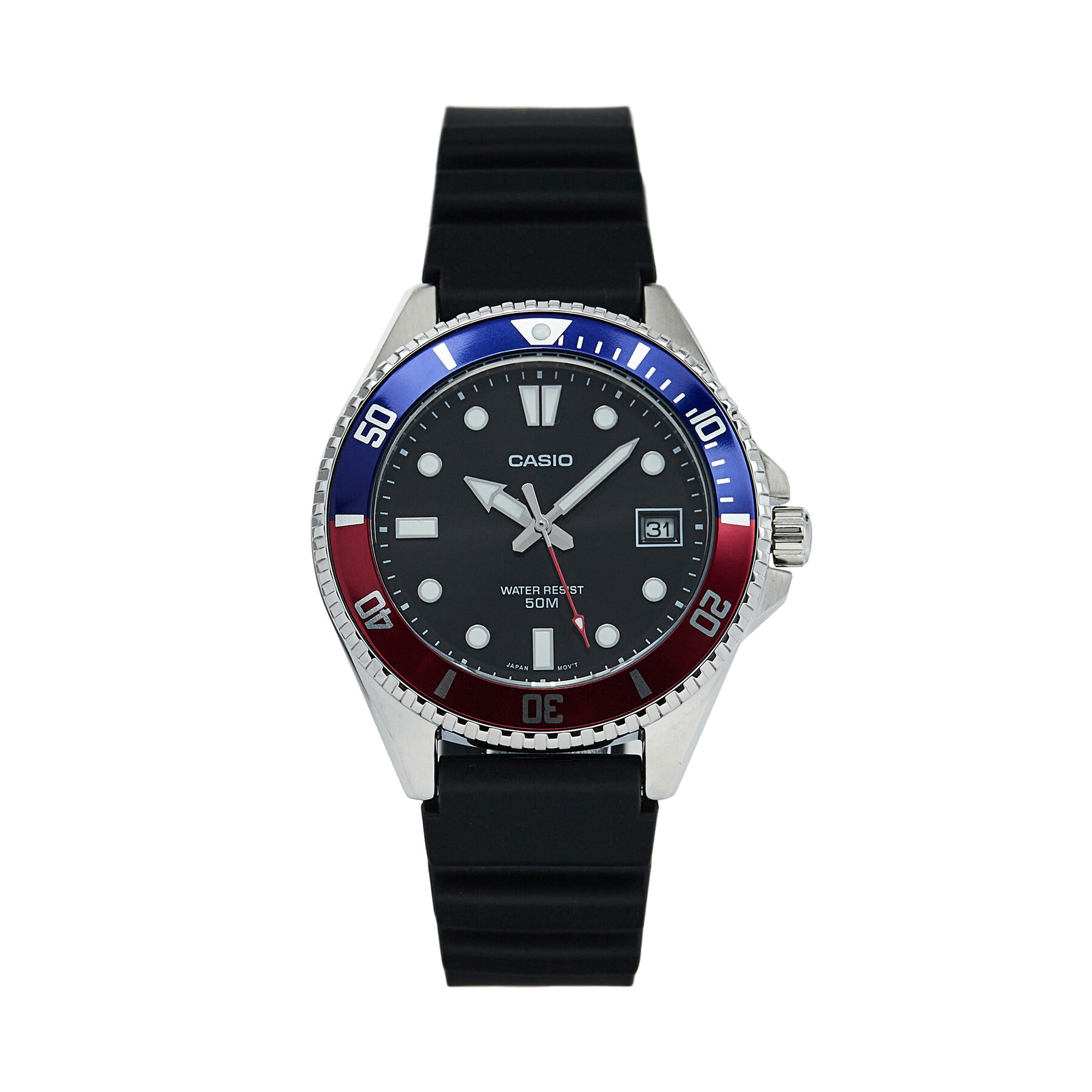 Casio Ρολόι Casio MDV-10-1A2VEF Μαύρο
