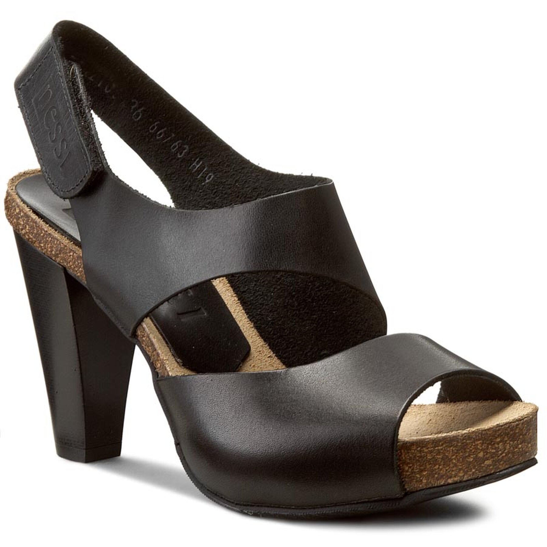 Sandale Nessi 42103 Czarny 11