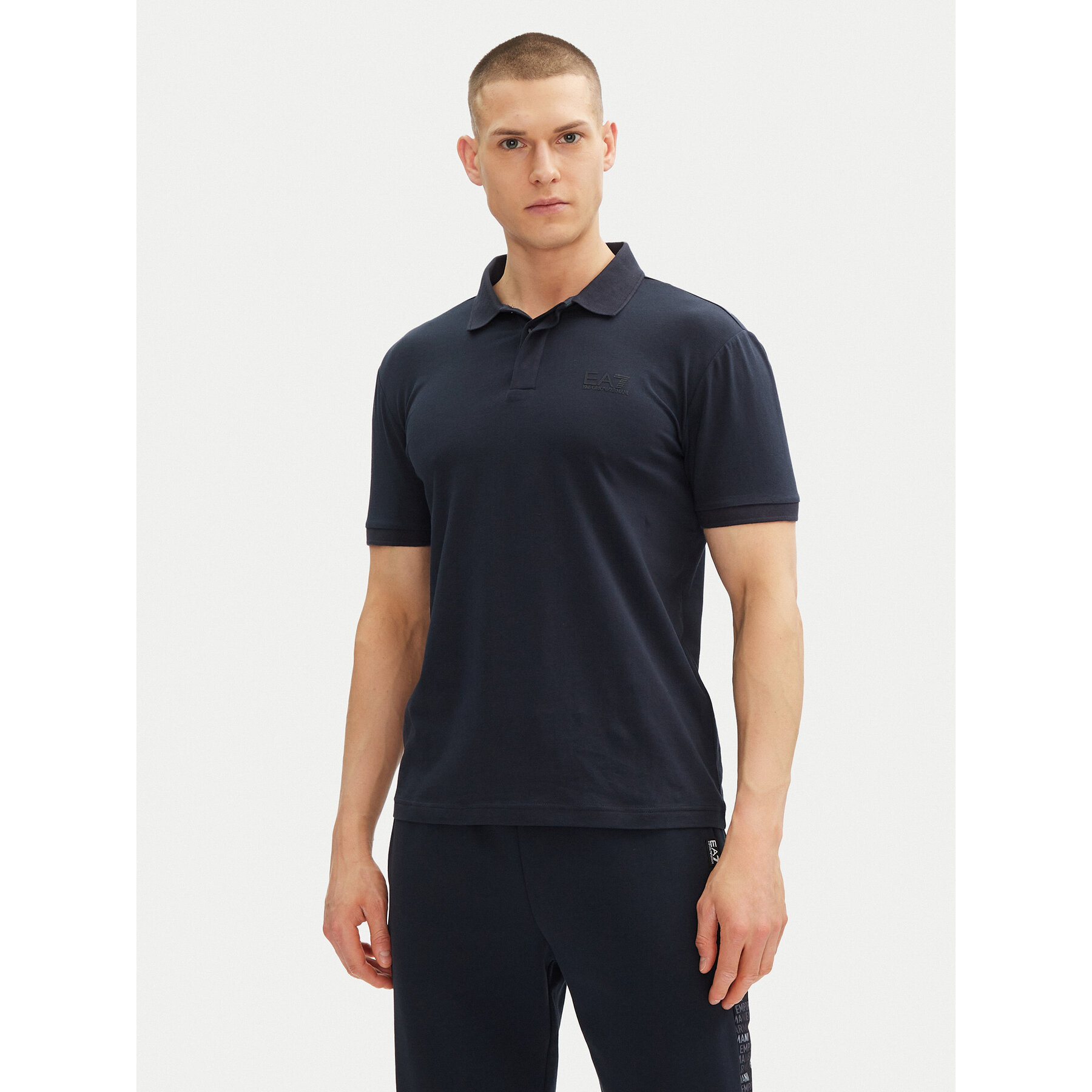 EA7 Emporio Armani Pólóing 7M000228 AF10373 UB102 Sötétkék Regular Fit