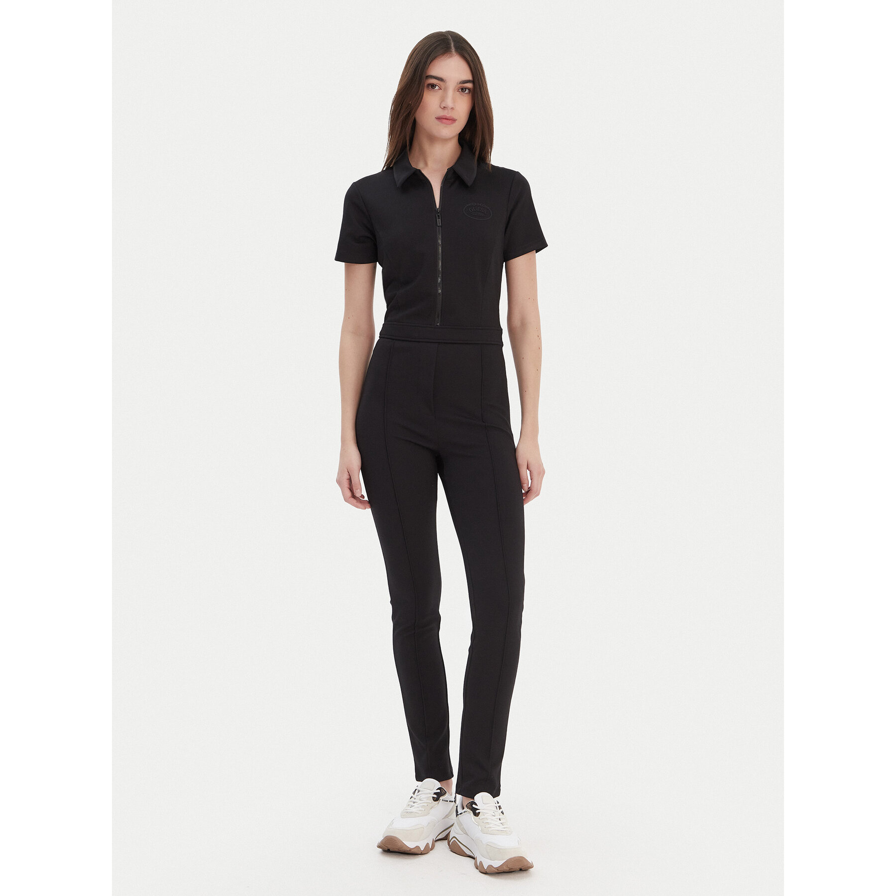 Guess Jumpsuit V6RD03 KD822 Schwarz Slim Fit
