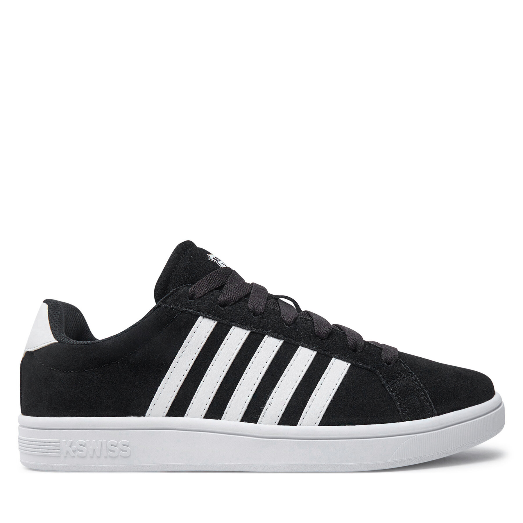 Męskie Sneakersy K-Swiss, Rozmiar 44.5 Czarny Court Tiebeak 07012 002