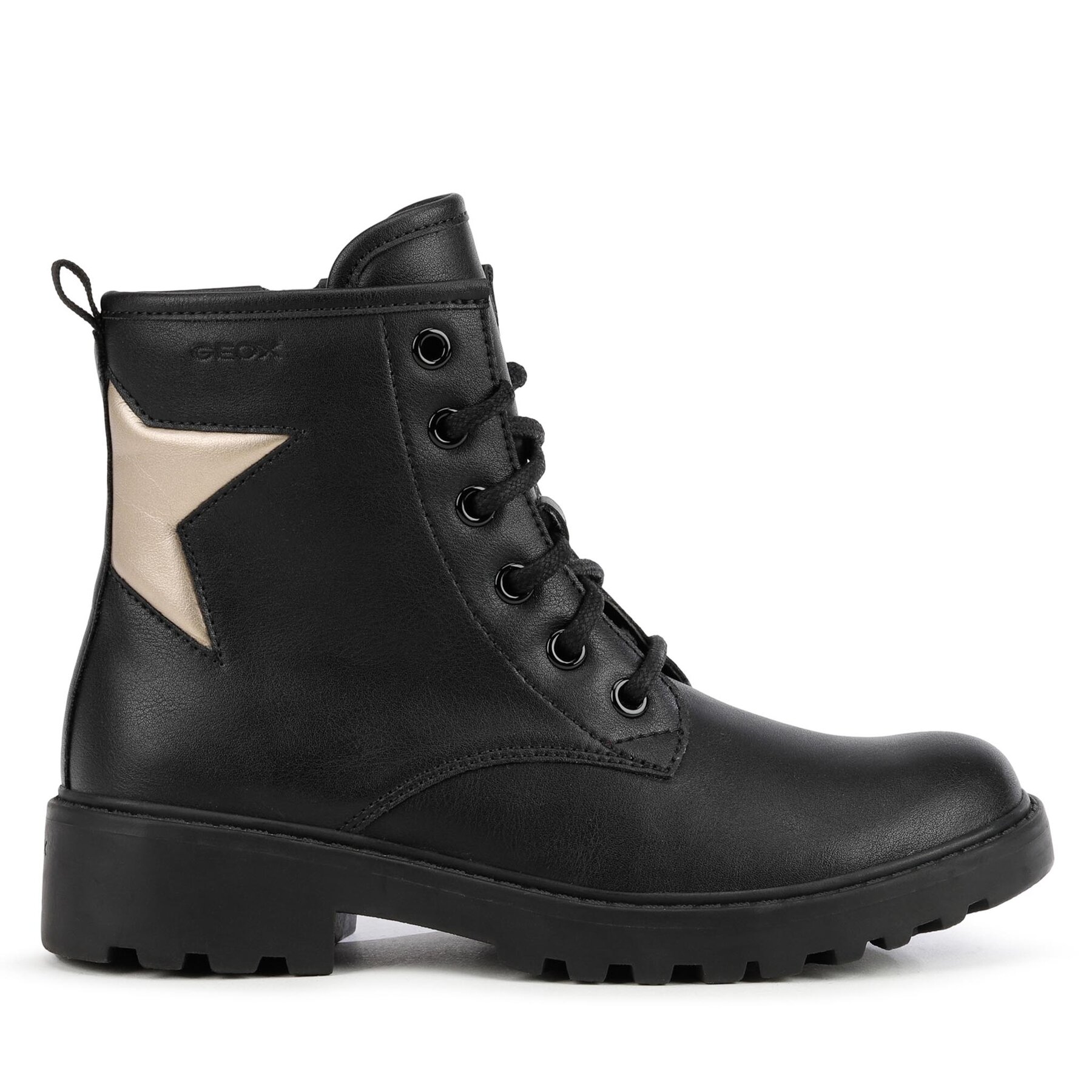Outdoorová obuv Geox J Casey Girl J9420G 054AJ C0531 S Čierna